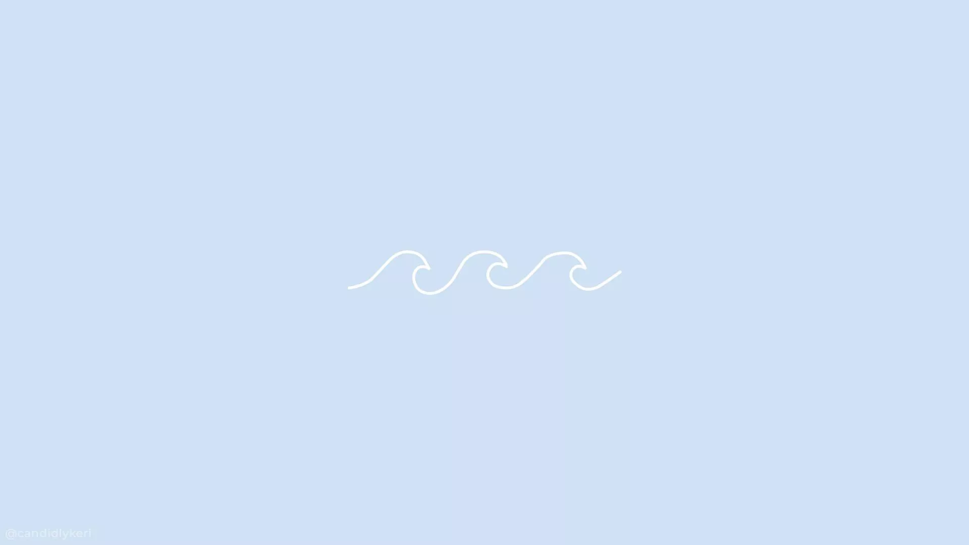 Minimalist For MacOS HD 4K Waves Line Drawing