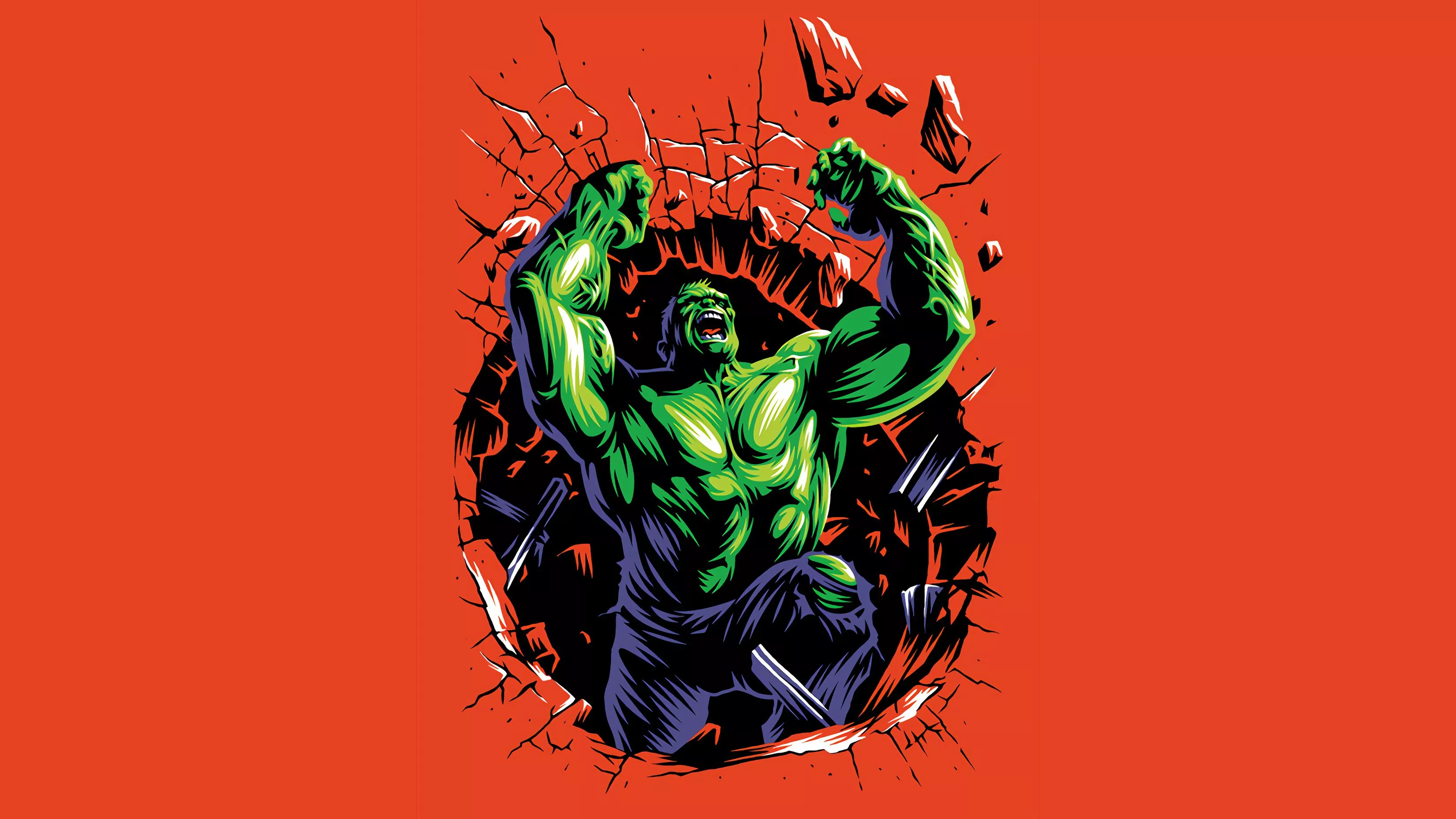 Most Popular The Hulk 4K Minimal Wallpaper