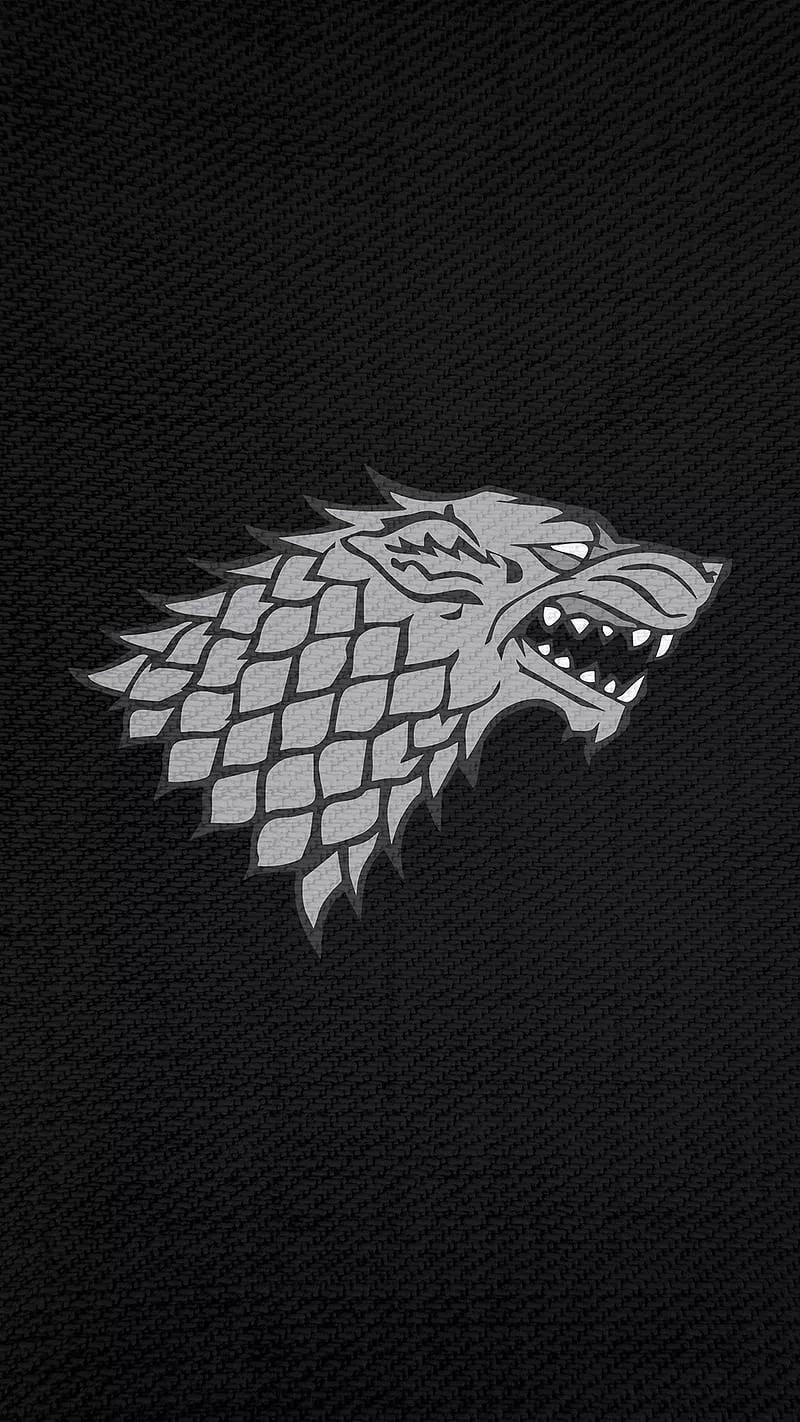 House Stark Banner, direwolf, game