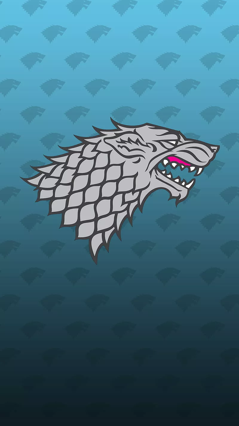 HD game of thrones house stark direwolf