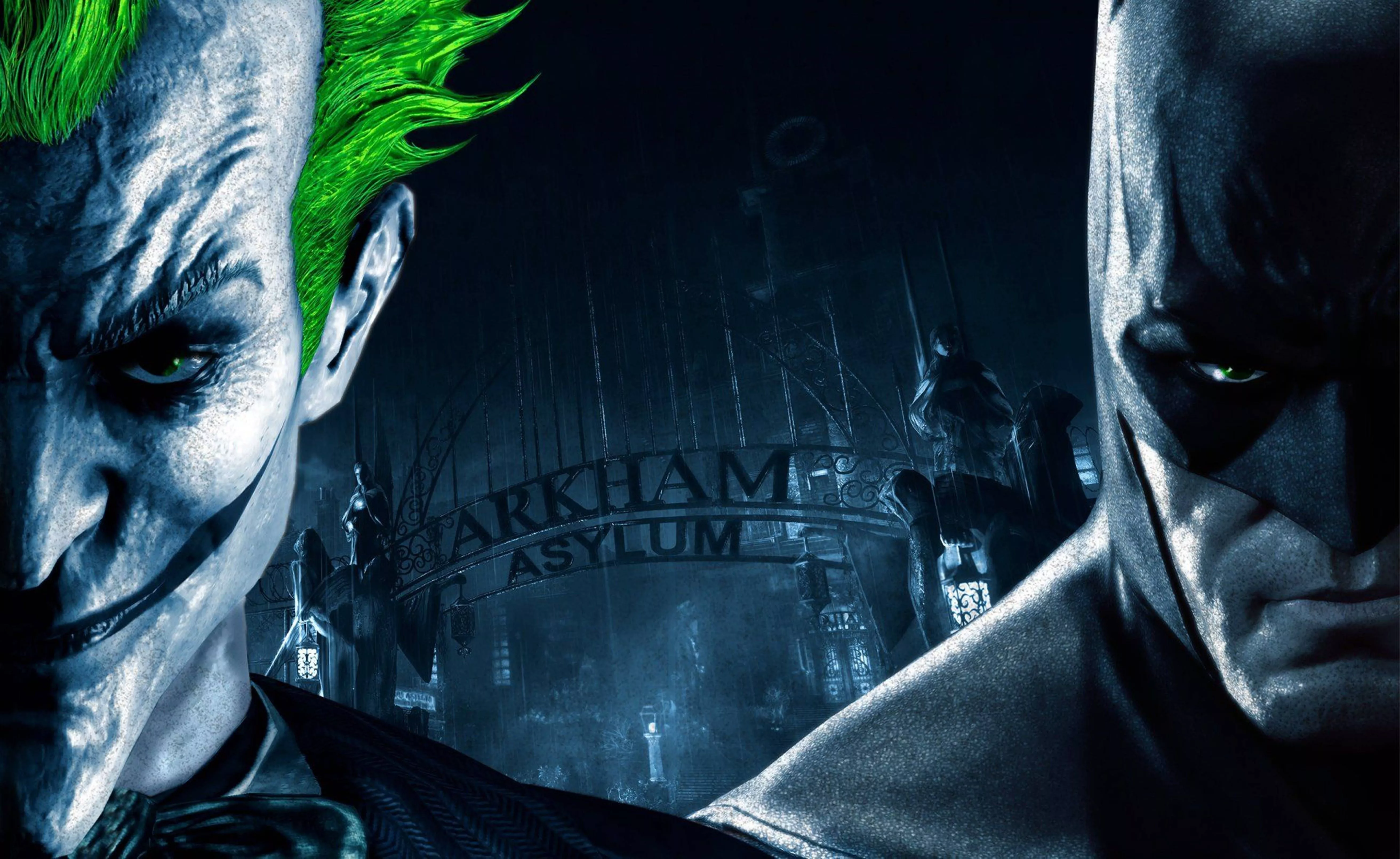 Batman And Joker Arkham City 4k