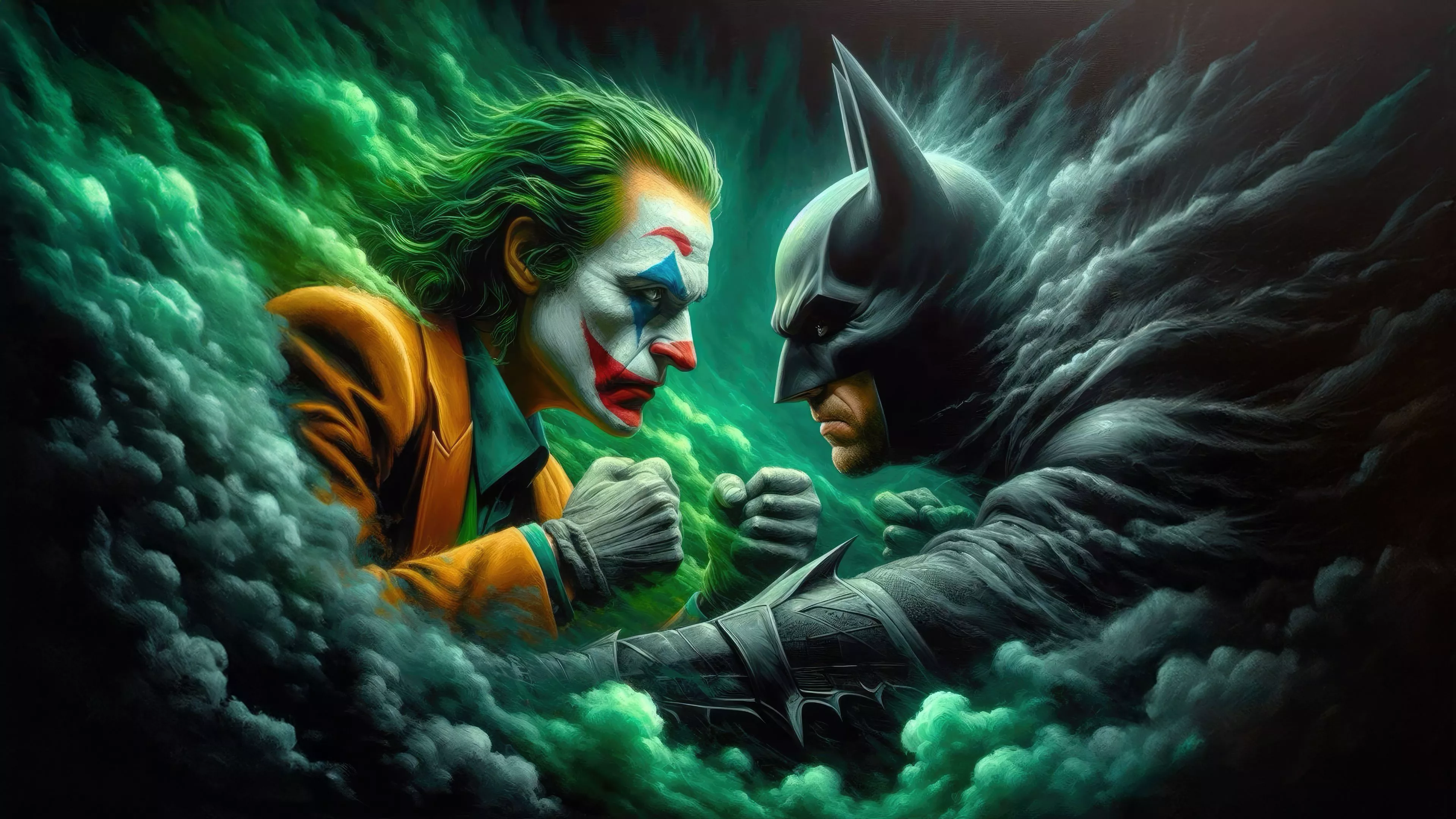 Infamous Joker And Batman Wallpaper, HD