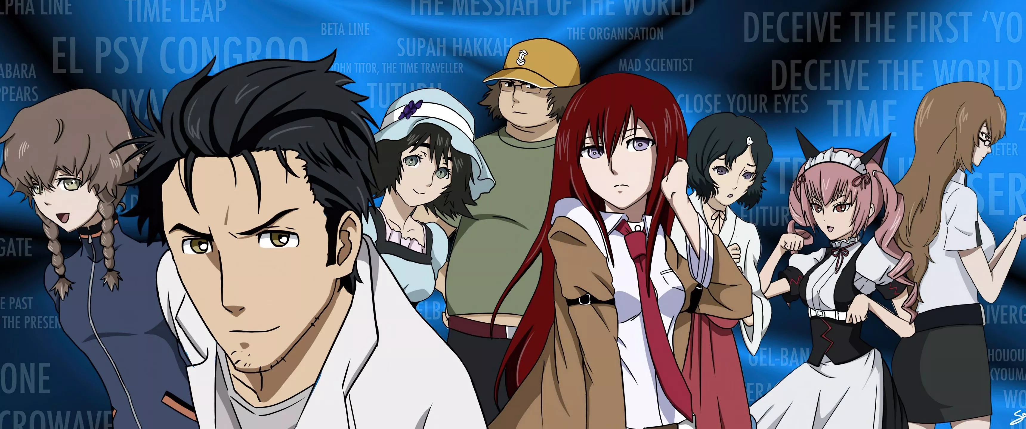Steins;Gate Wallpaper 4K, Ultrawide