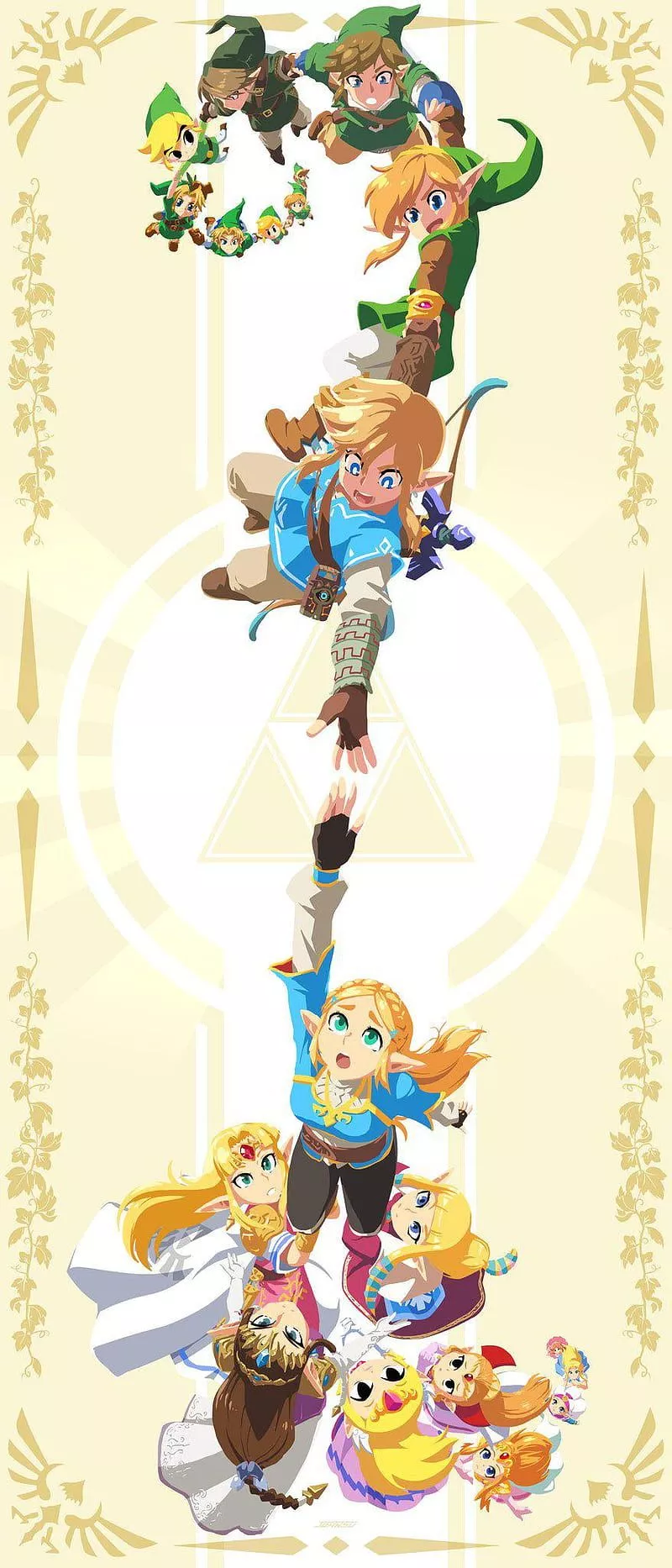 Zelda BotW Sheikah, switch, HD phone