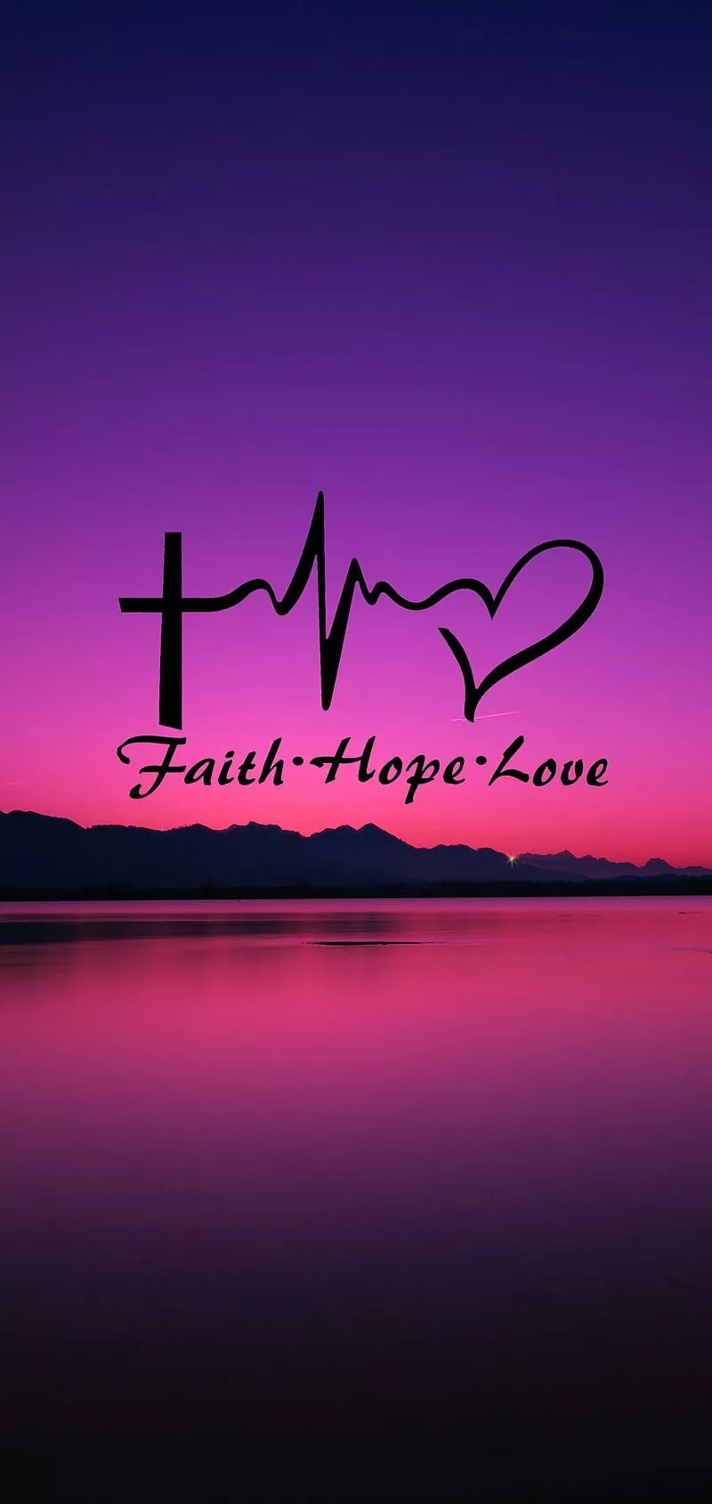 Faith, christian, hope, love, HD phone