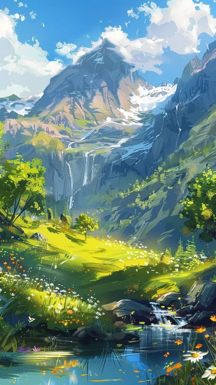 Vibrant Summer Phone Wallpaper