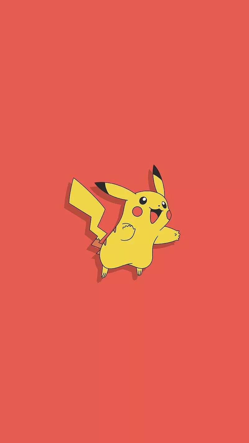 flat, minimalist, pokemon, red
