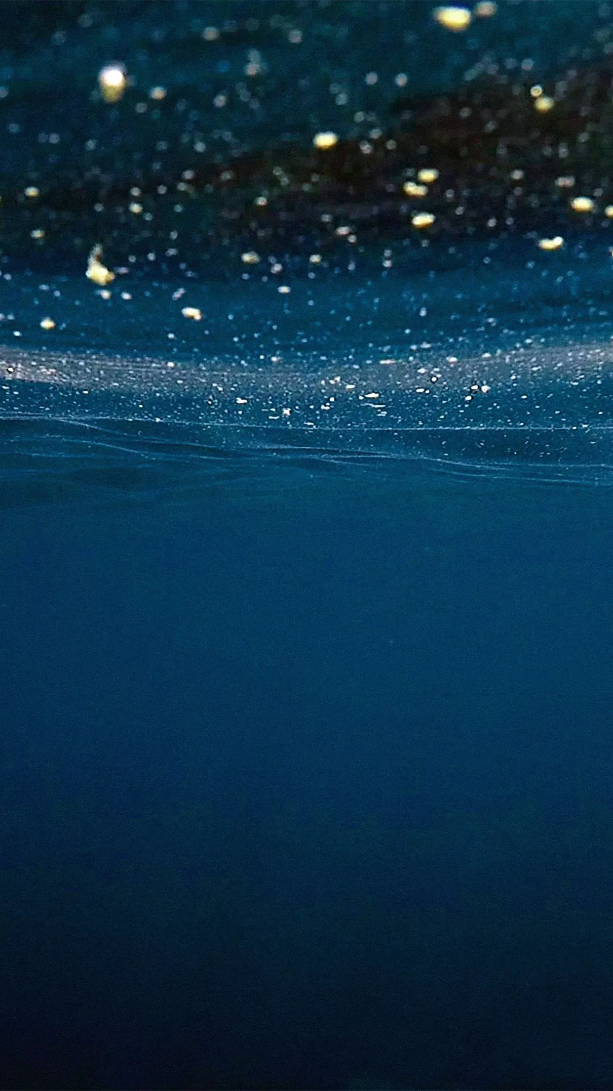 Sea Water Blue Dark Under Pattern