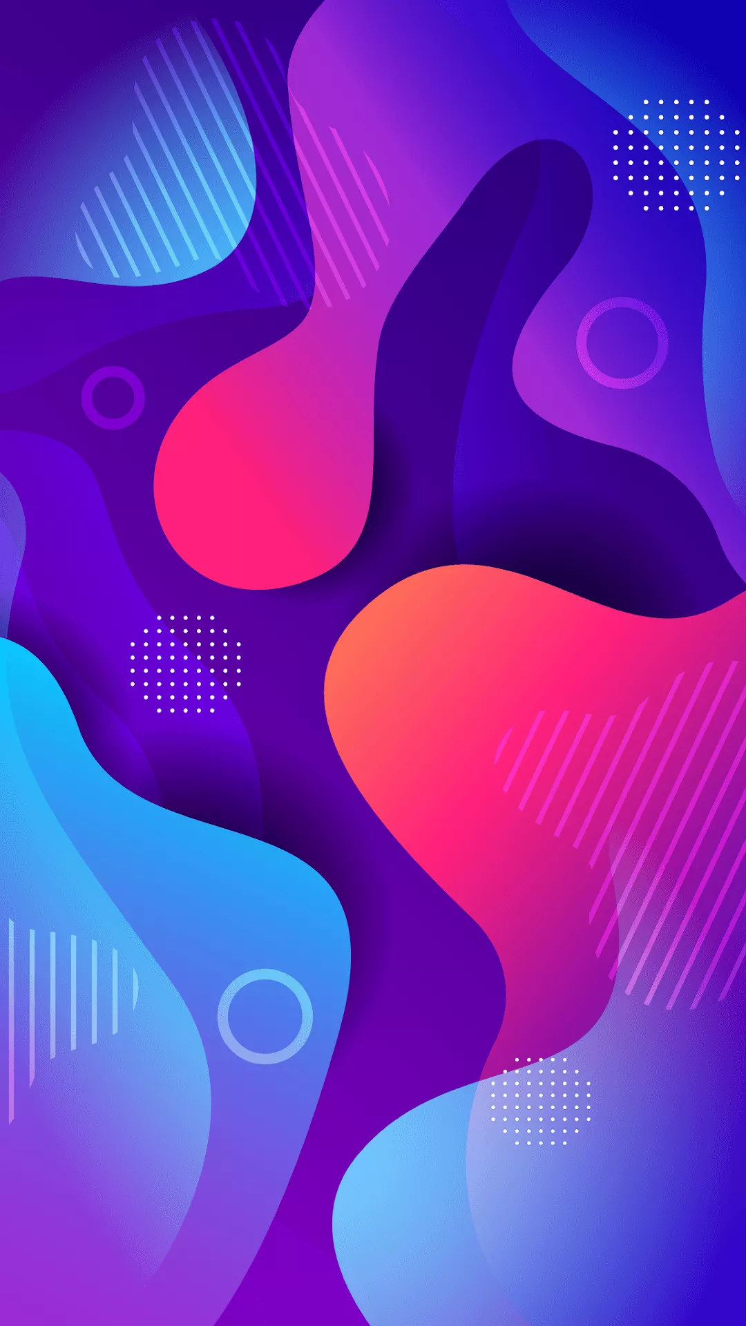 abstract phone wallpaper in 4K