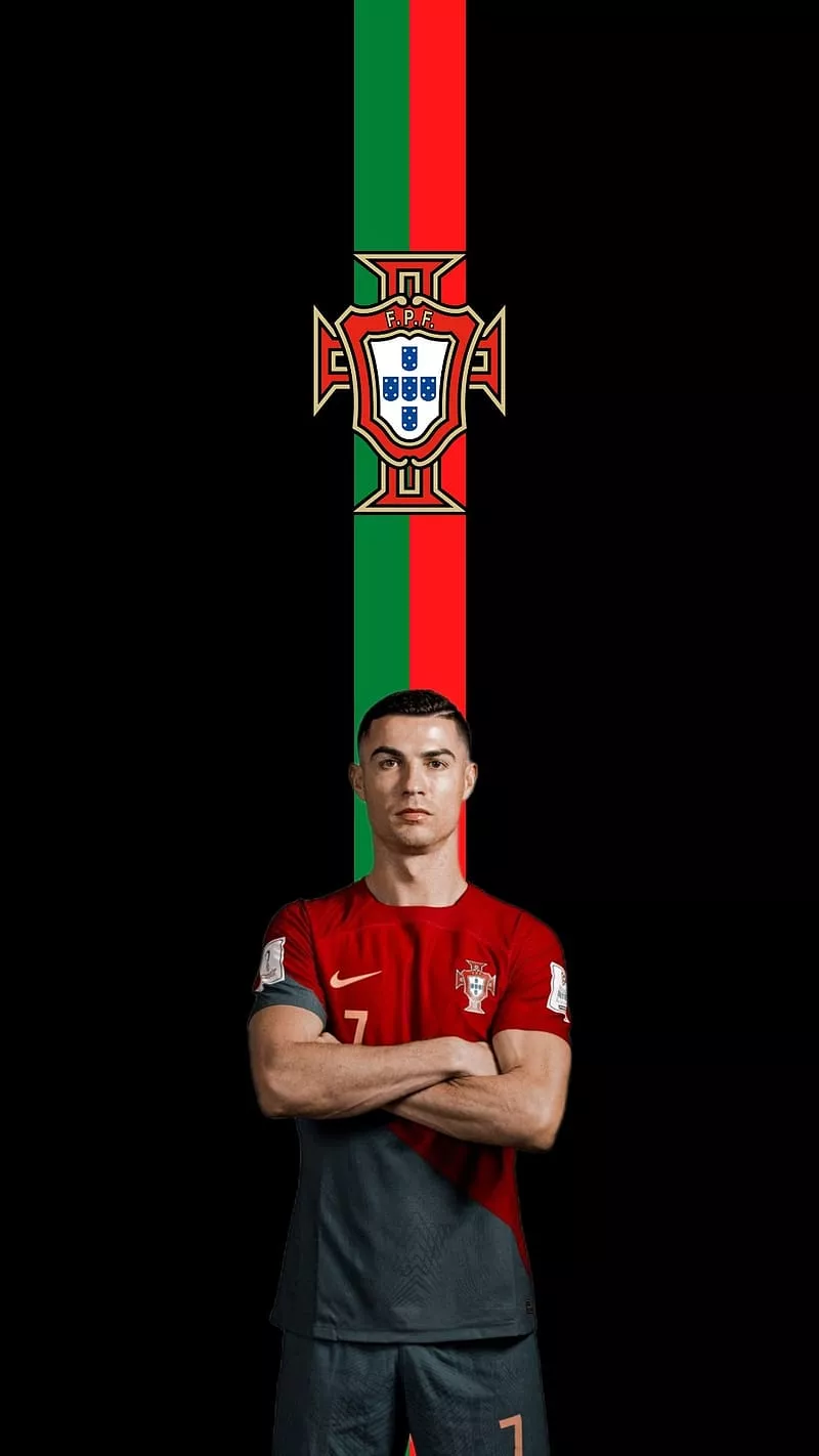 Ronaldo, Portugal Logo Background
