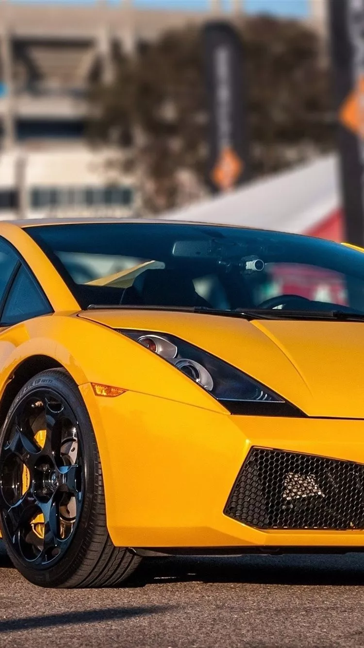 Lamborghini Gallardo yellow supercar