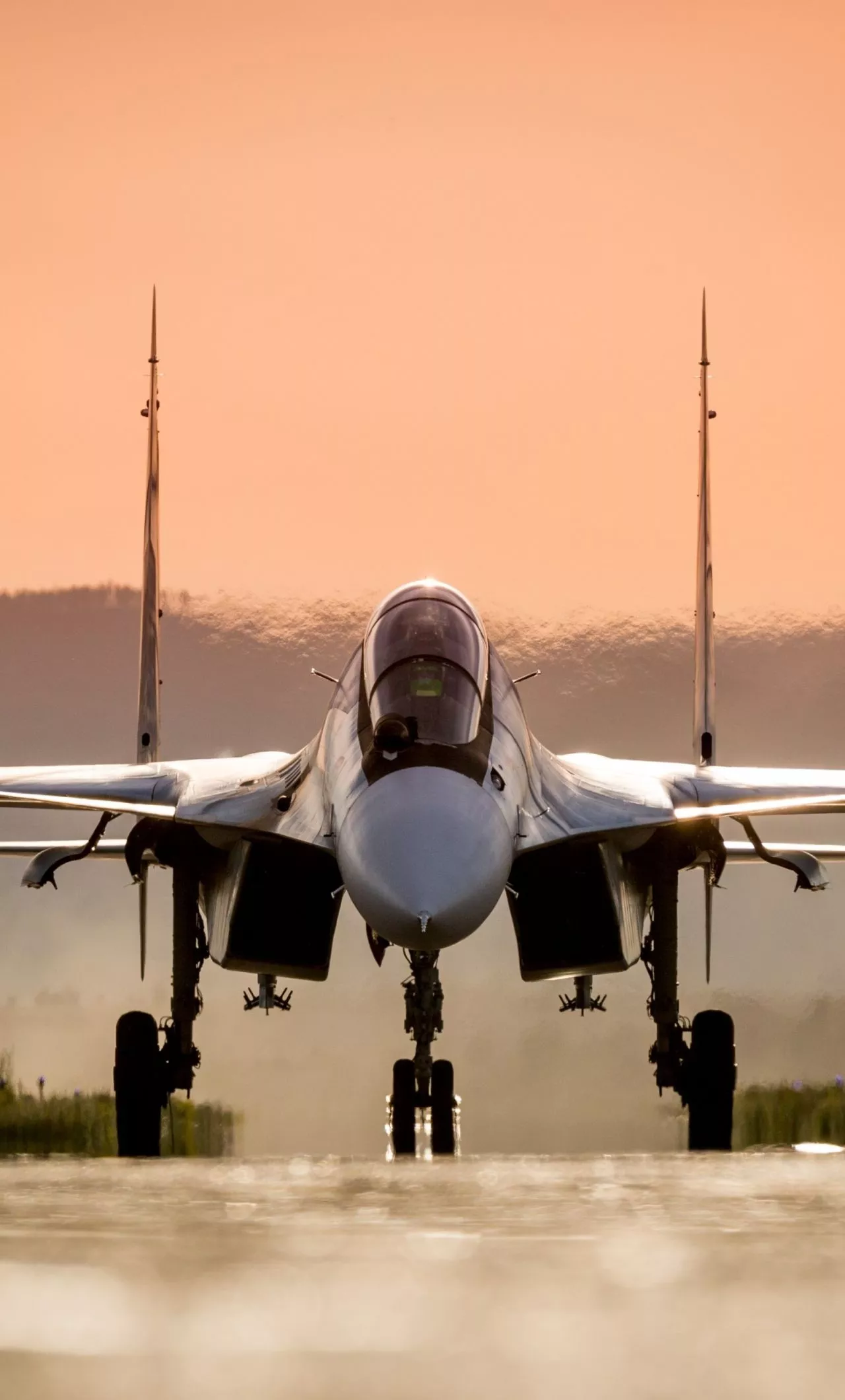 Wallpaper 1280x2120 Sukhoi Su 30