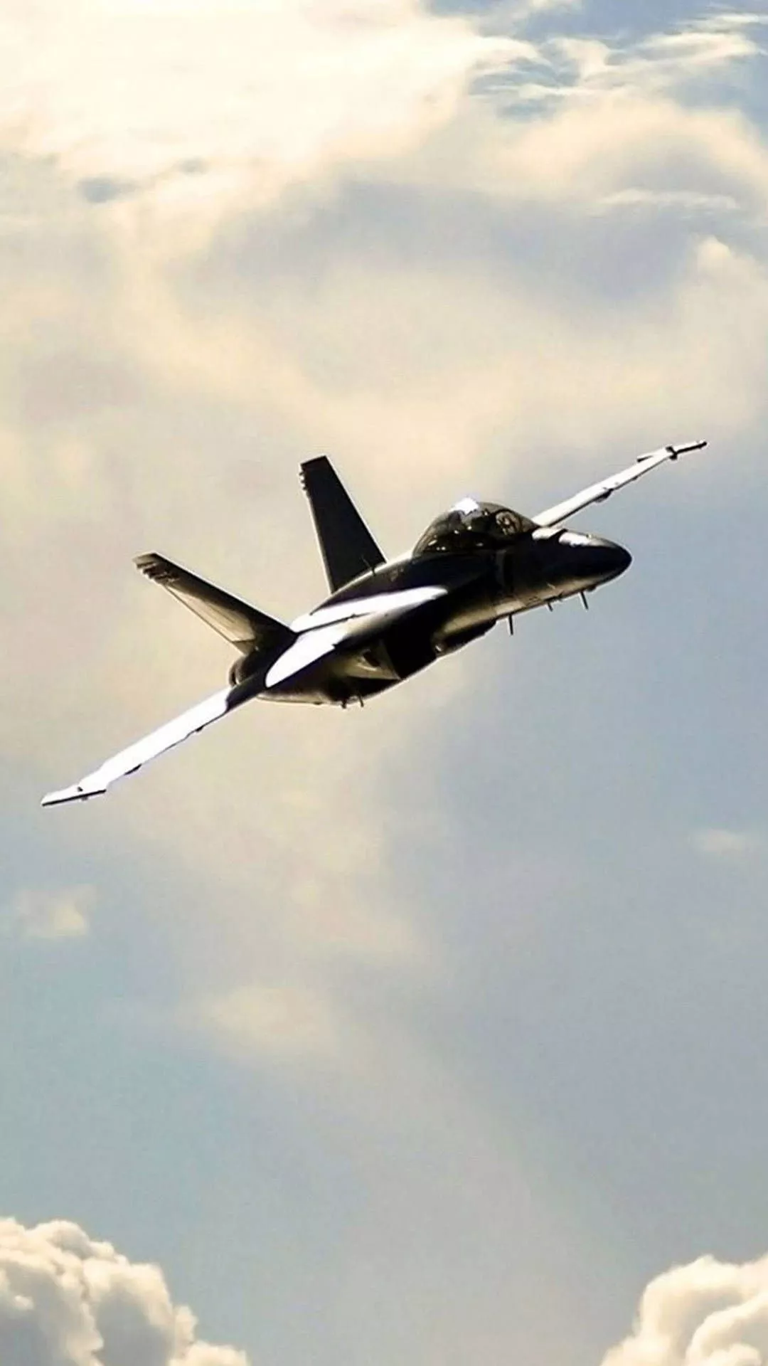 Jet iPhone Flying In The Sky Wallpaper