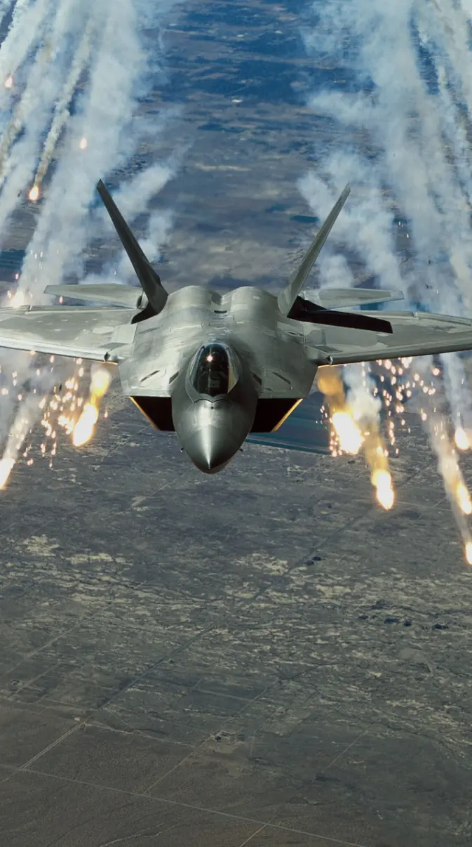 F35 flares wallpaper
