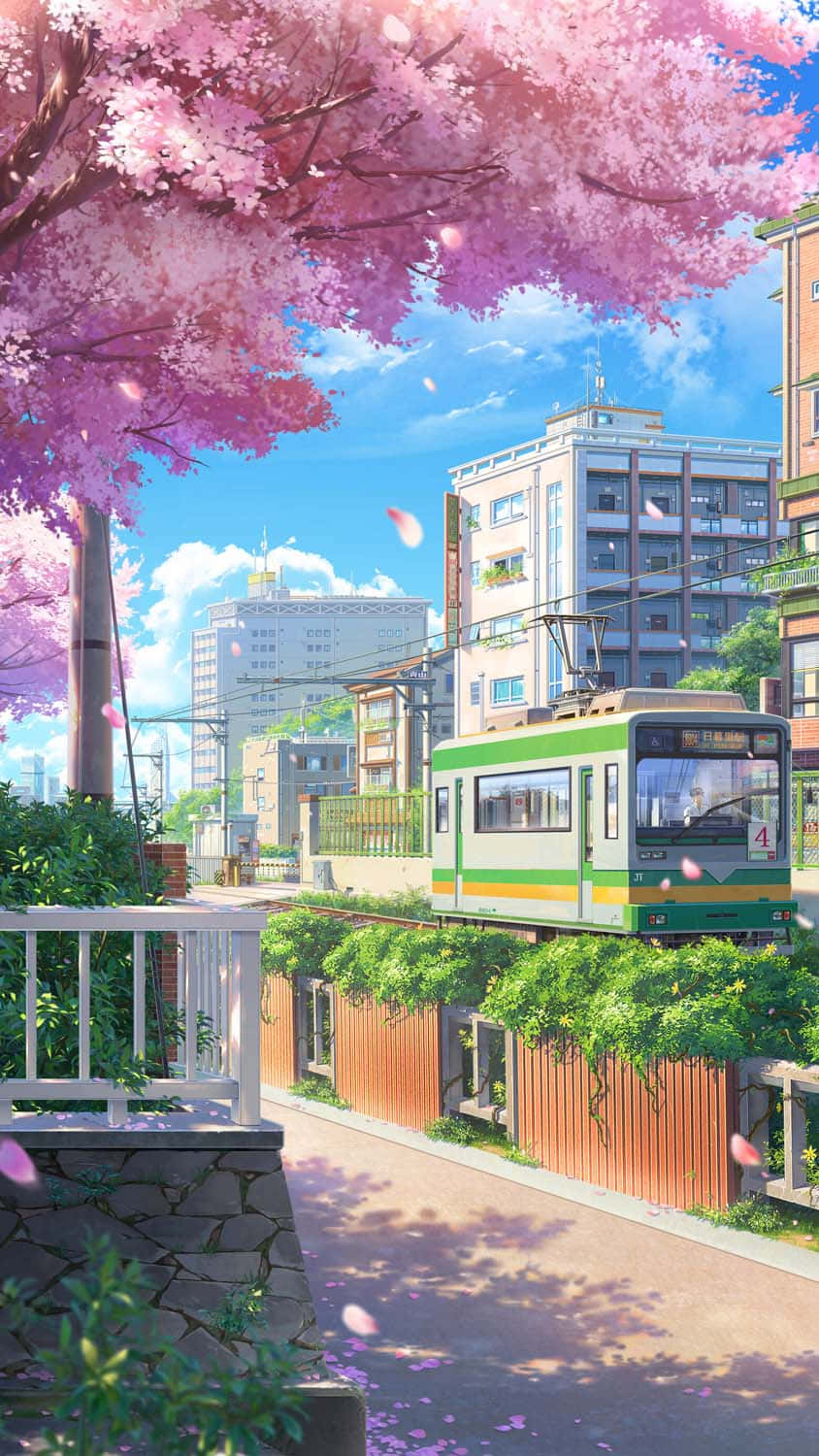 Anime City Background