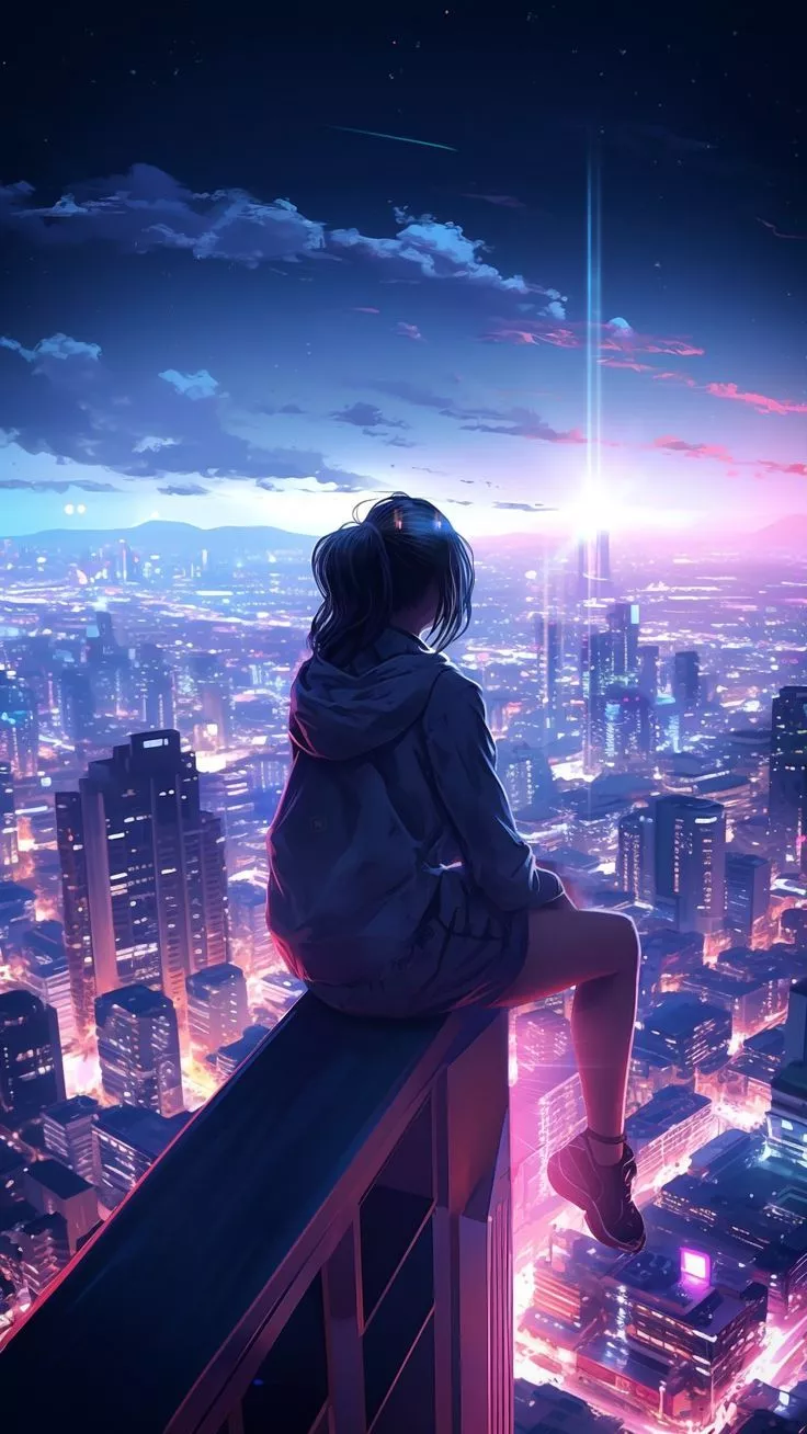 Anime scenery wallpaper, Anime