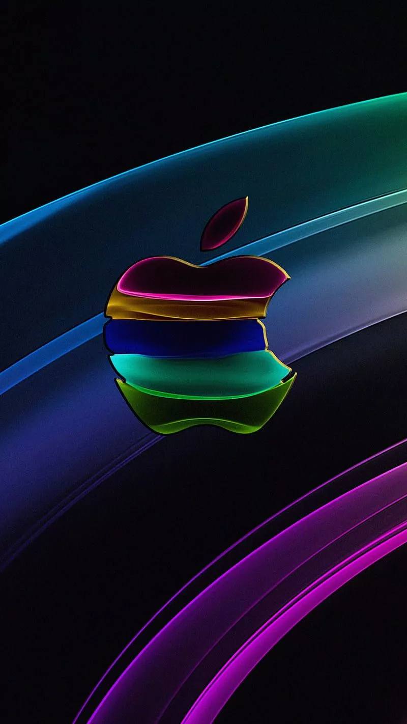 HD dark apple logo wallpaper