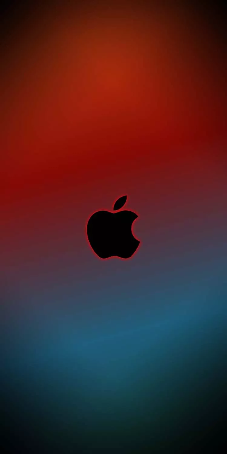Dark Apple Logo Smooth Background