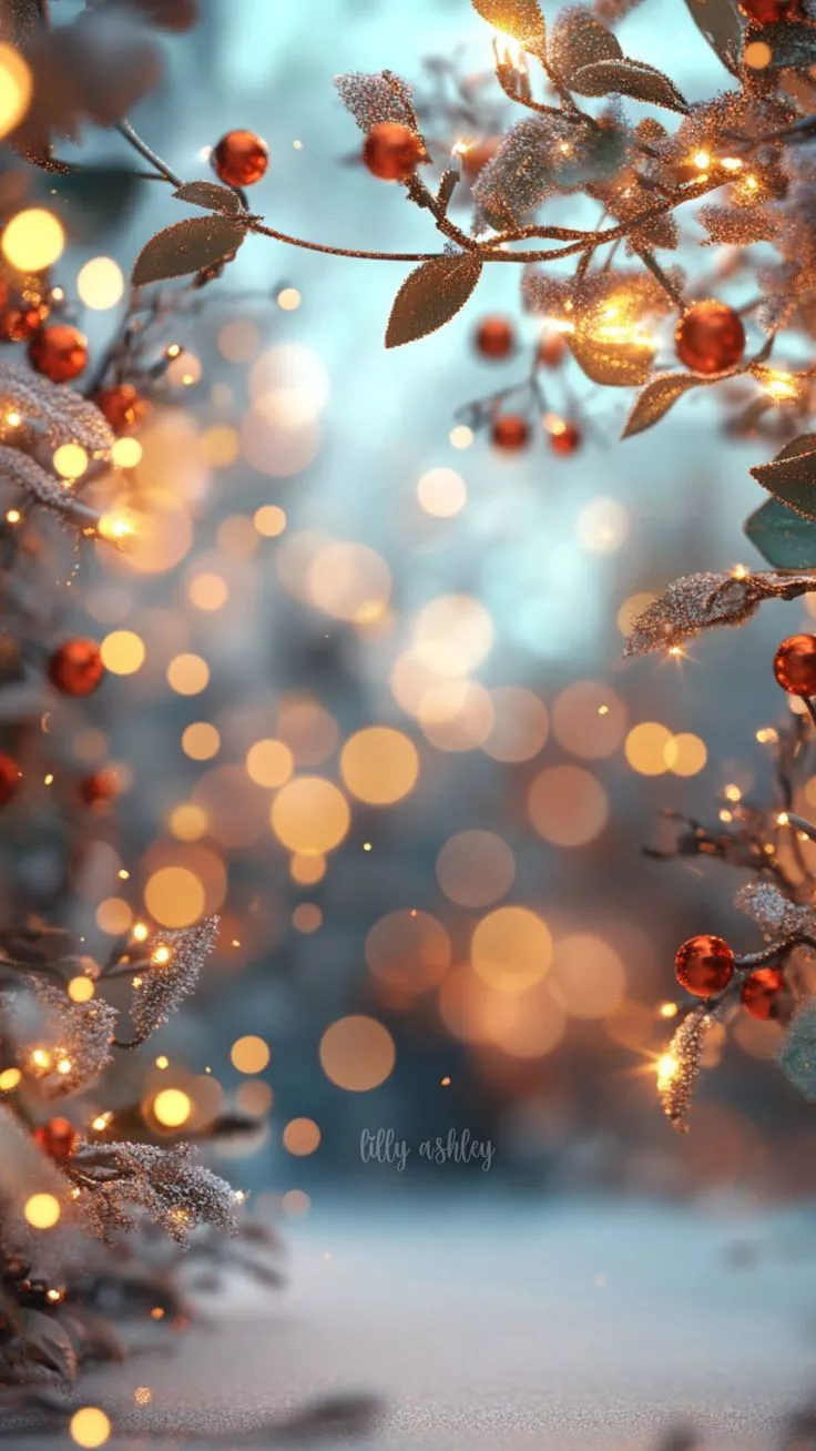 Festive Holiday Aesthetic Background