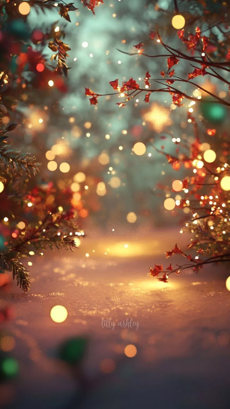 Festive Holiday Background for Your Phone