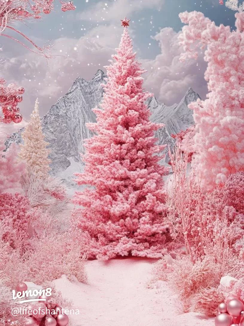 Pink holiday wallpaper for your phone