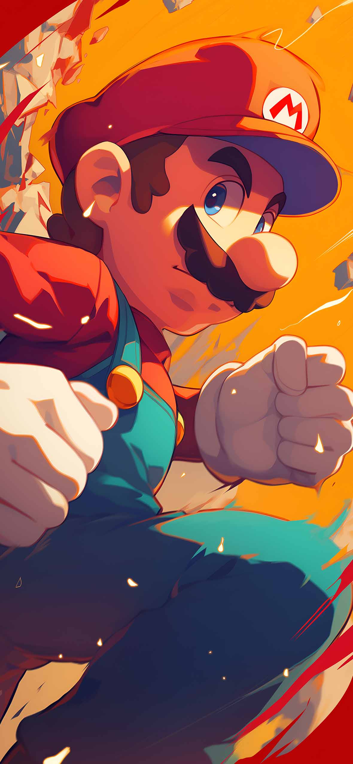 Super Mario Action Game Wallpaper