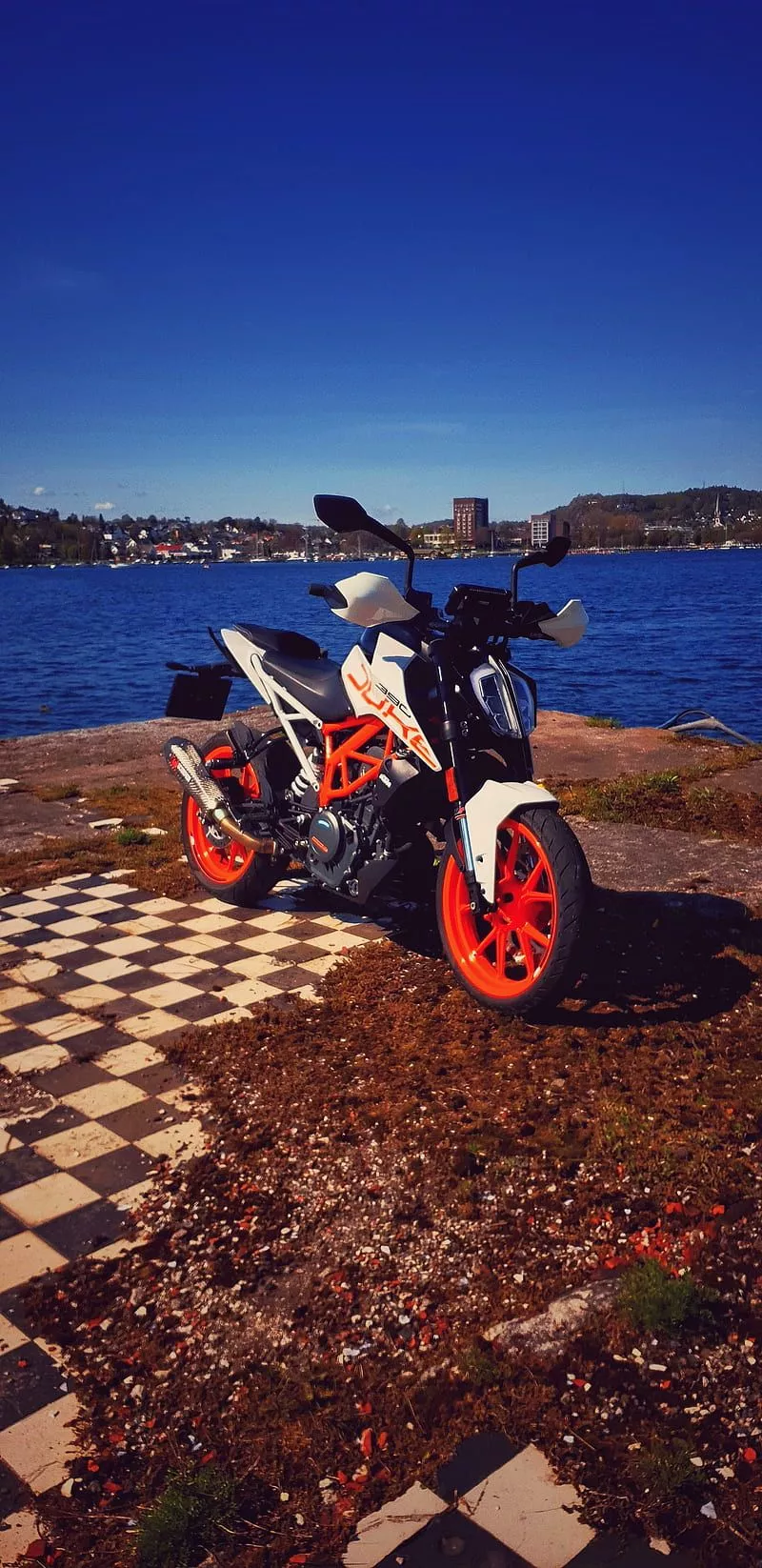 KTM Duke 390, motorcycle, motor, racer