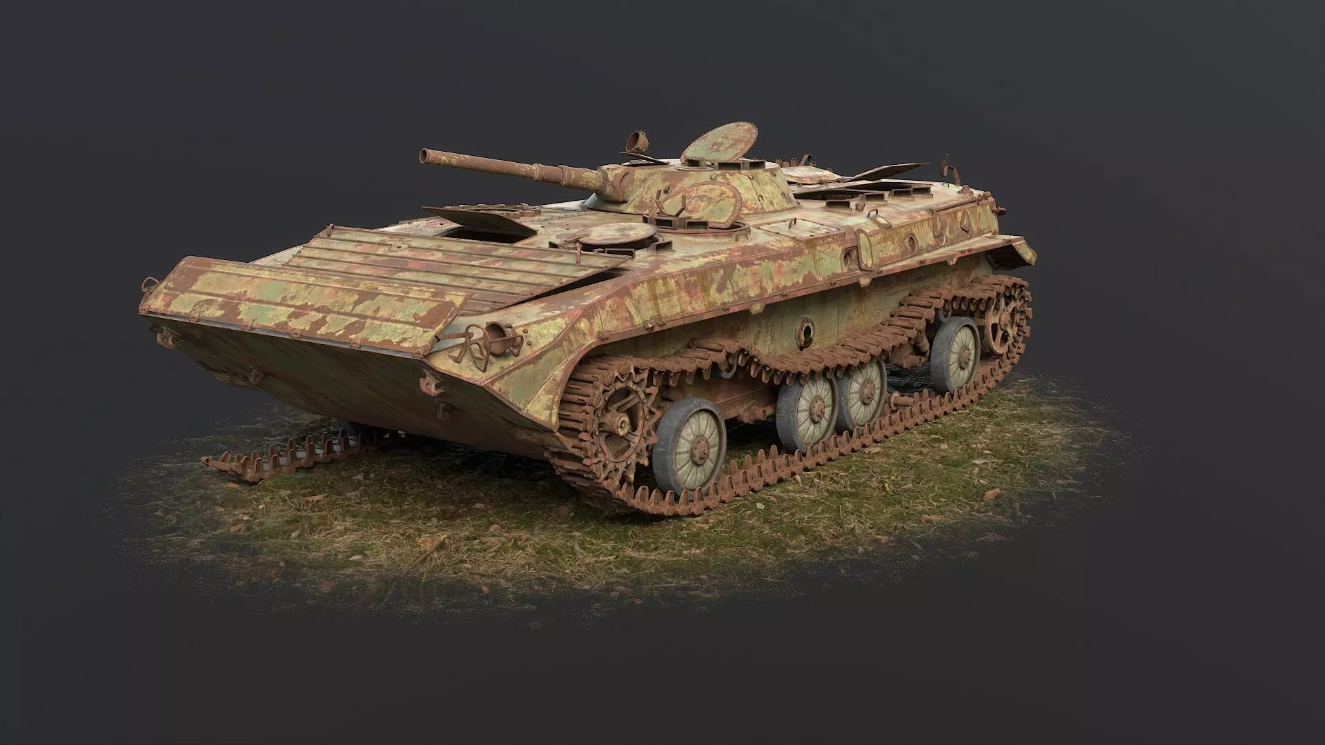 BMP 1 IFV Abandoned 3D Model