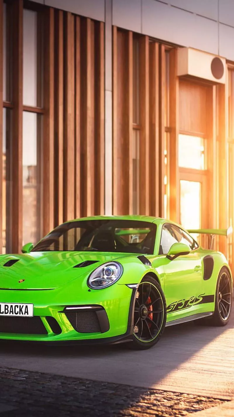 New GT3RS, porsche, gt3, green, car