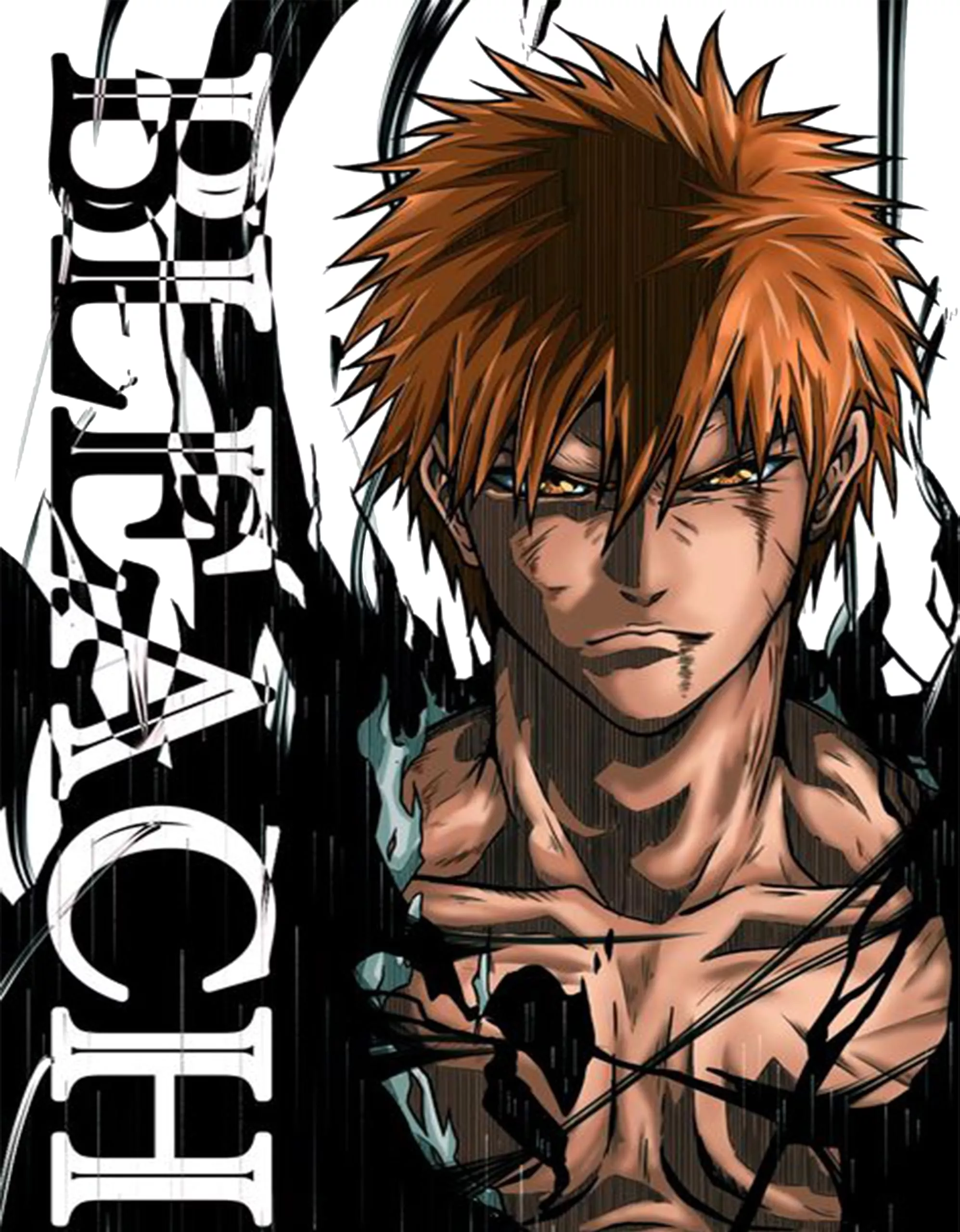 Intense Ichigo with Zanpakuto Bleach