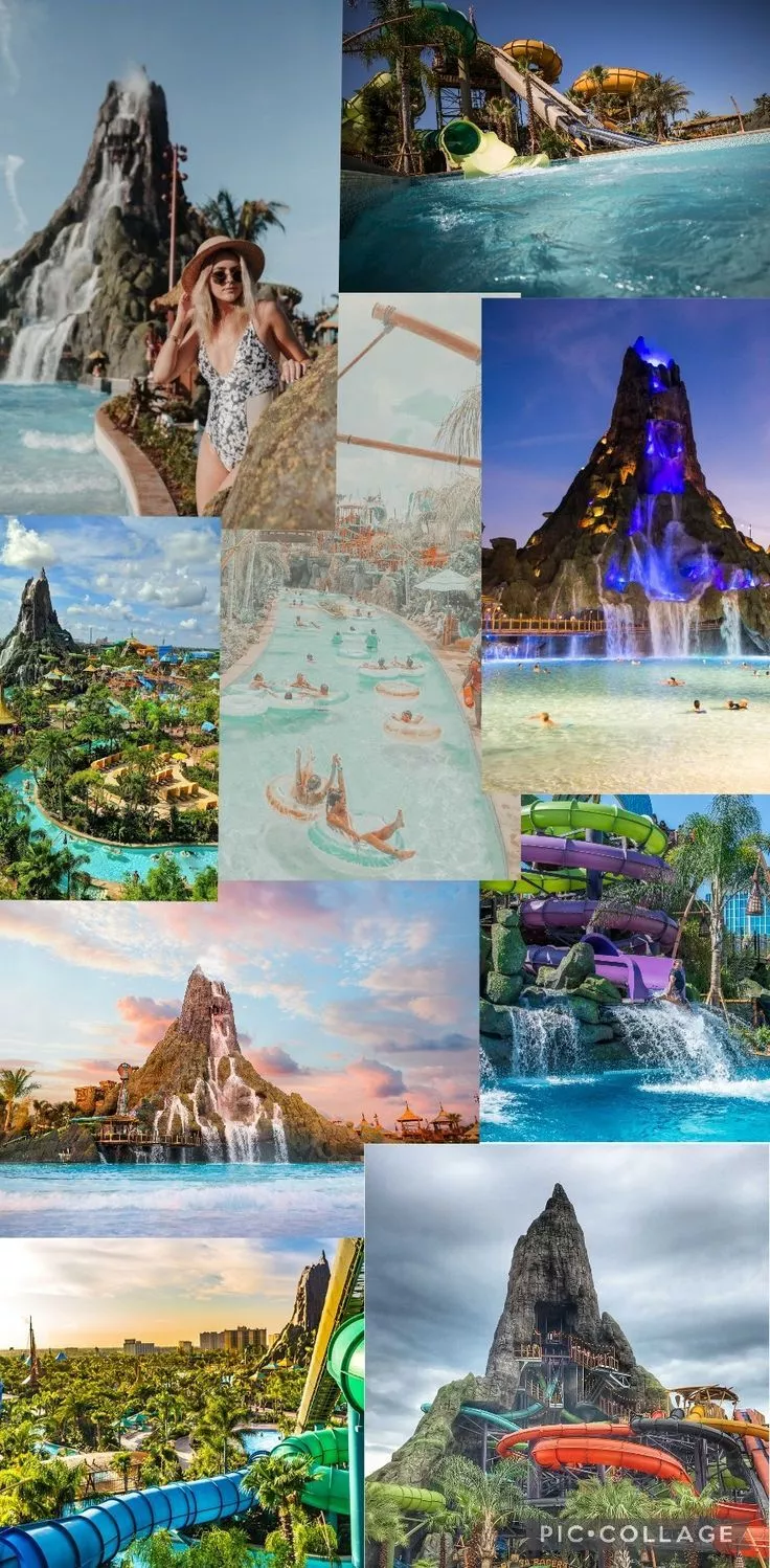 Aesthetic Volcano Bay Wallpaper