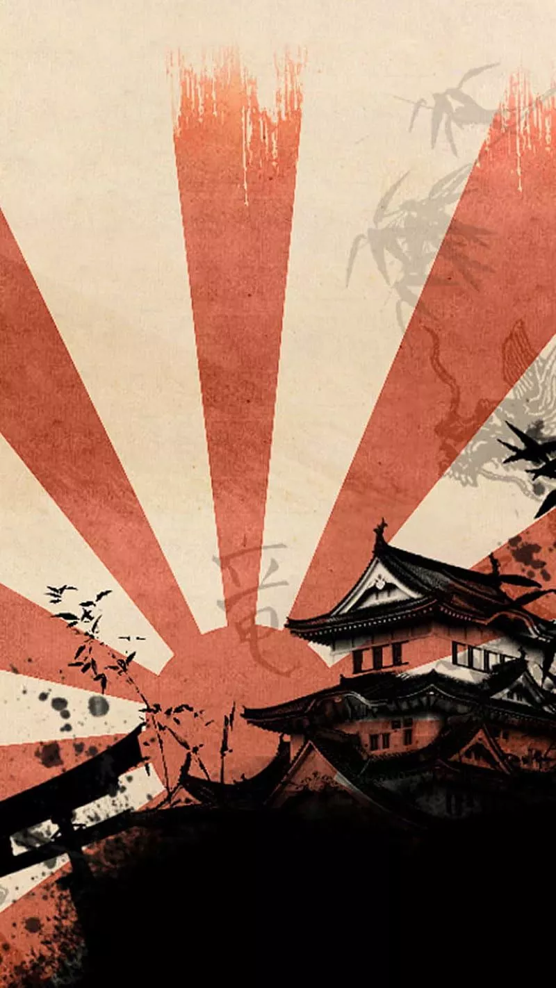 Japan, sun, HD phone wallpaper