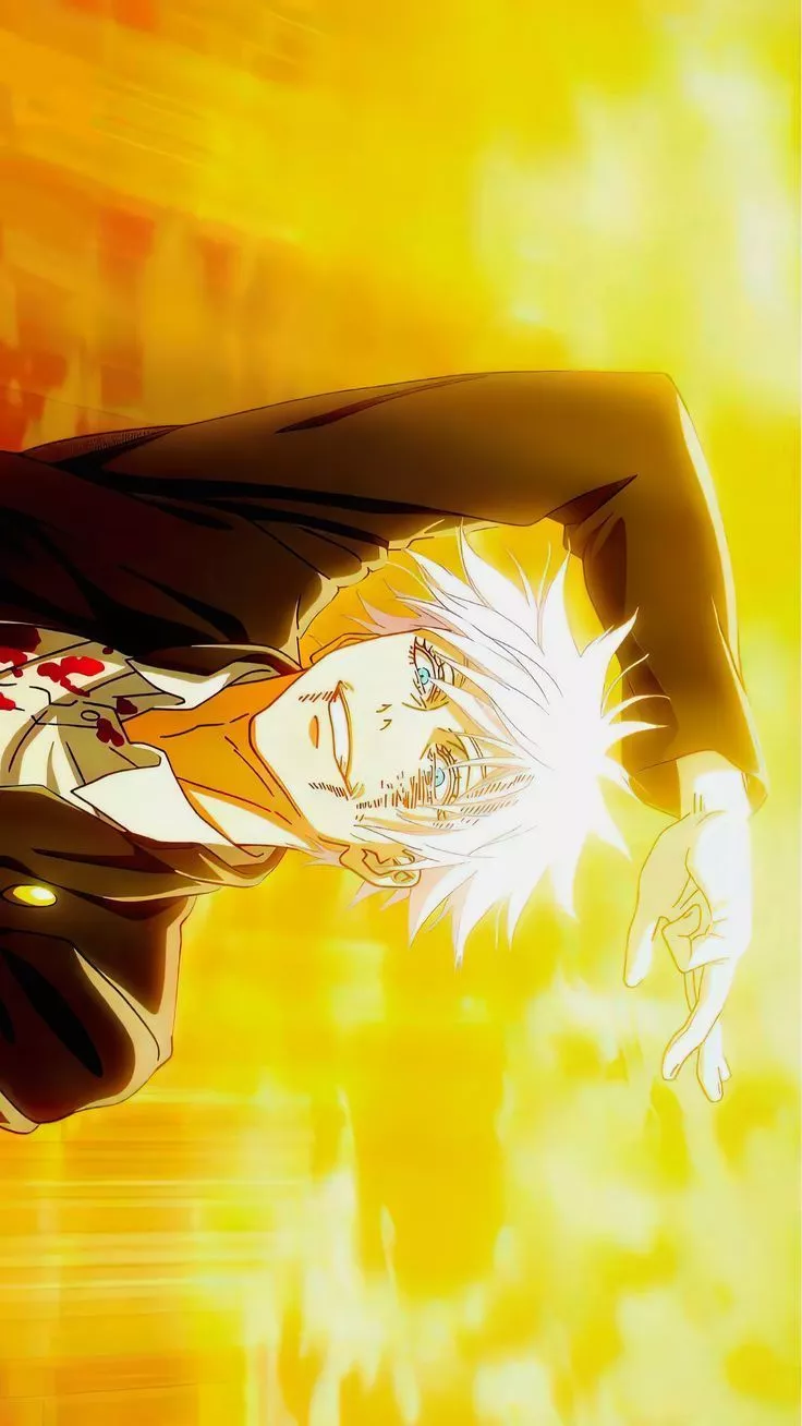 Gojo final fight with sakuna wallpaper