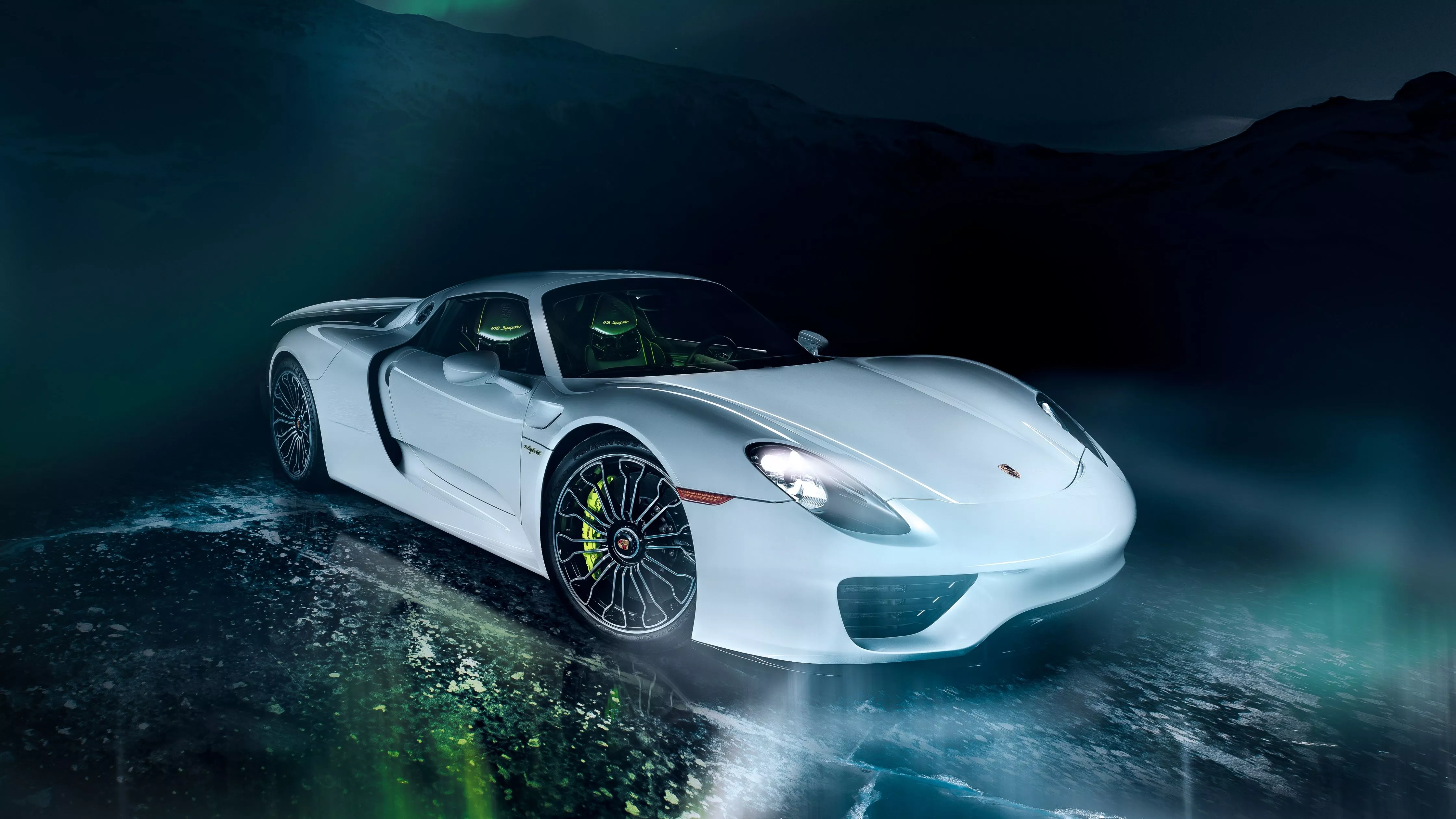 Porsche 918 Spyder Wallpaper 4K, Super