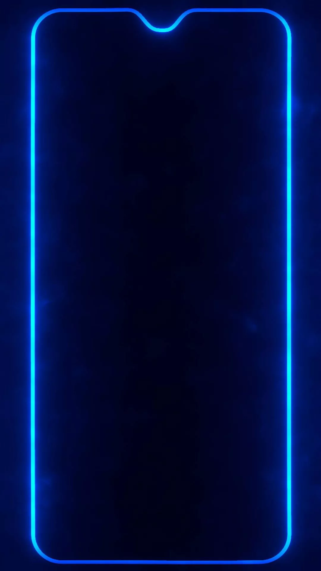 Blue Neon Aesthetic iPhone Wallpaper