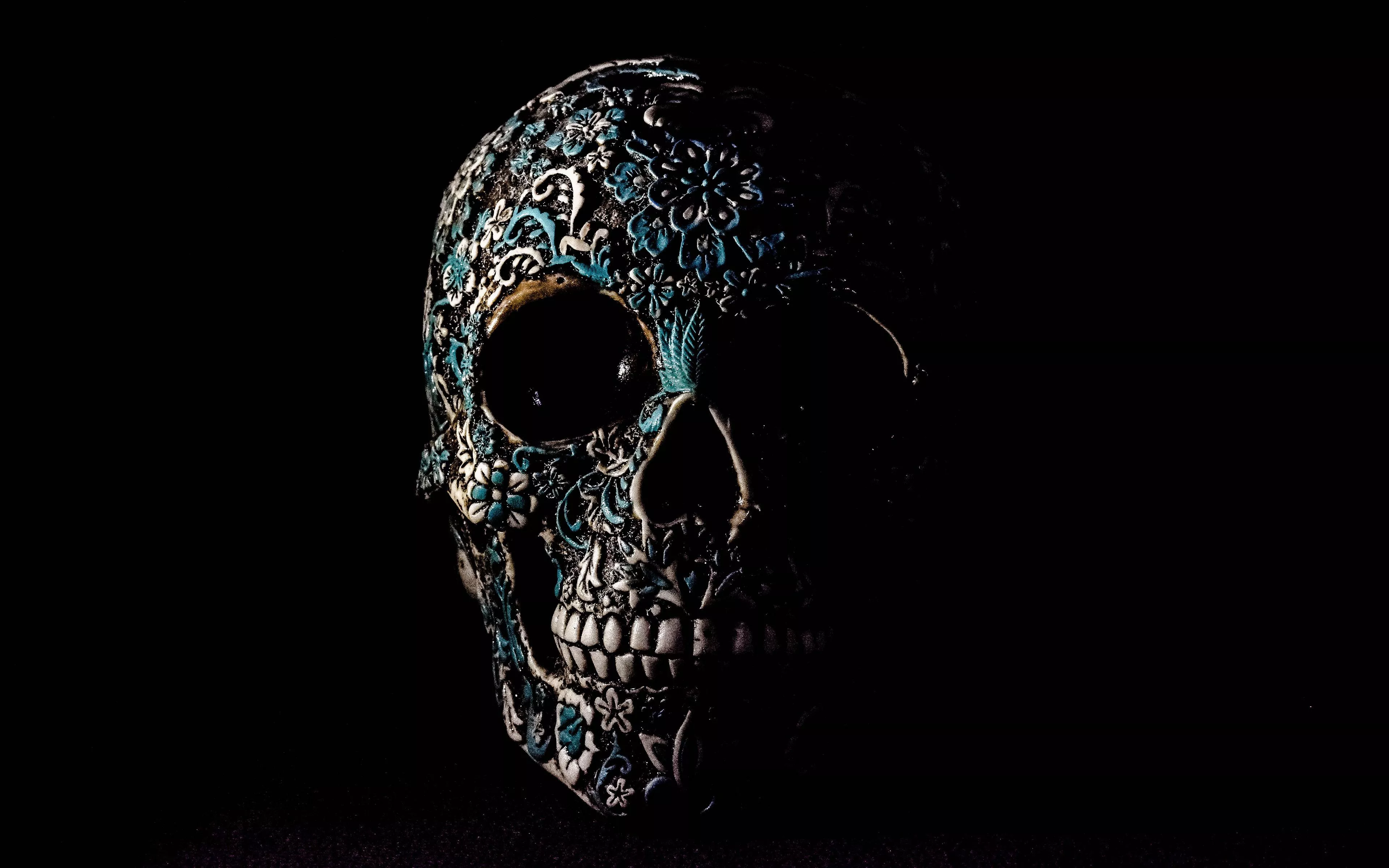 Download wallpaper 3840x2400 skull