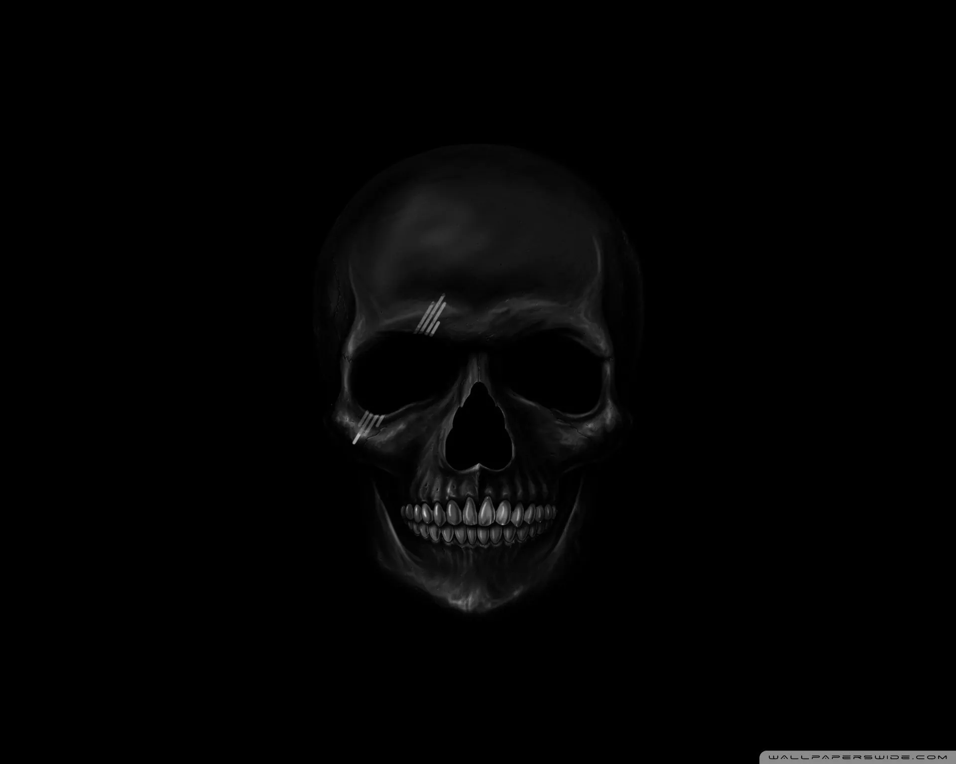 Black Skull Ultra HD Wallpaper for 4K