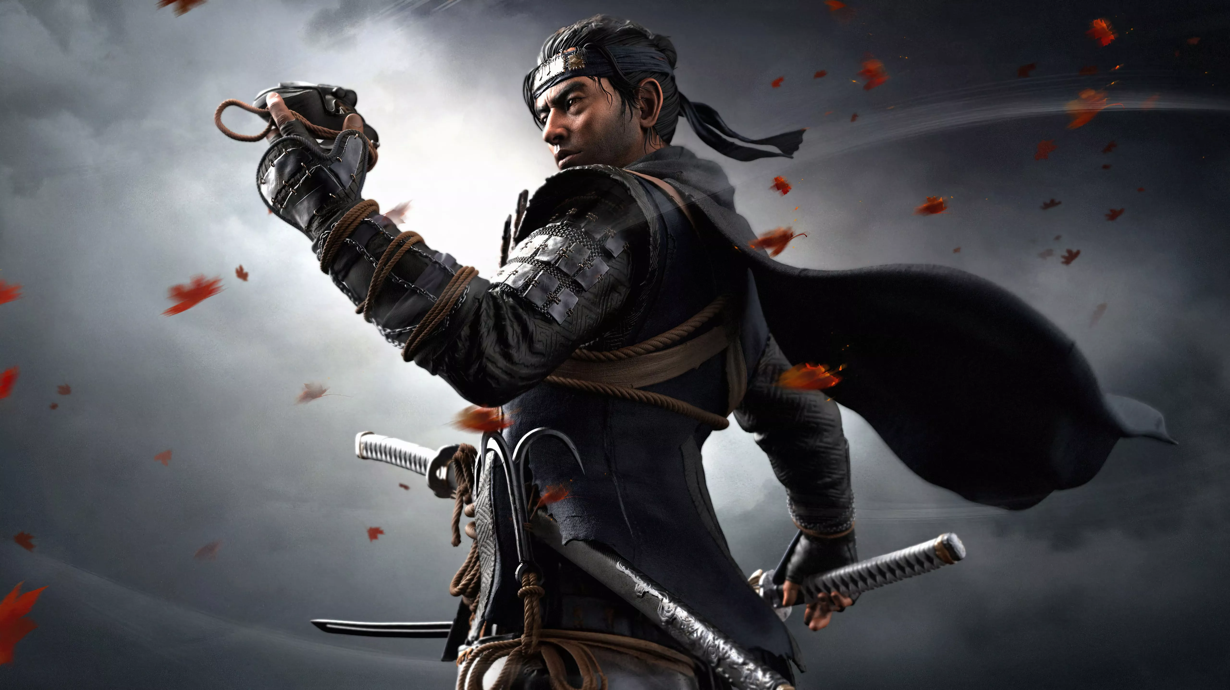 Jin Sakai Ghost Of Tsushima Wallpaper, HD Games Wallpaper, 4k Wallpaper Image, Background, Photos and Picture