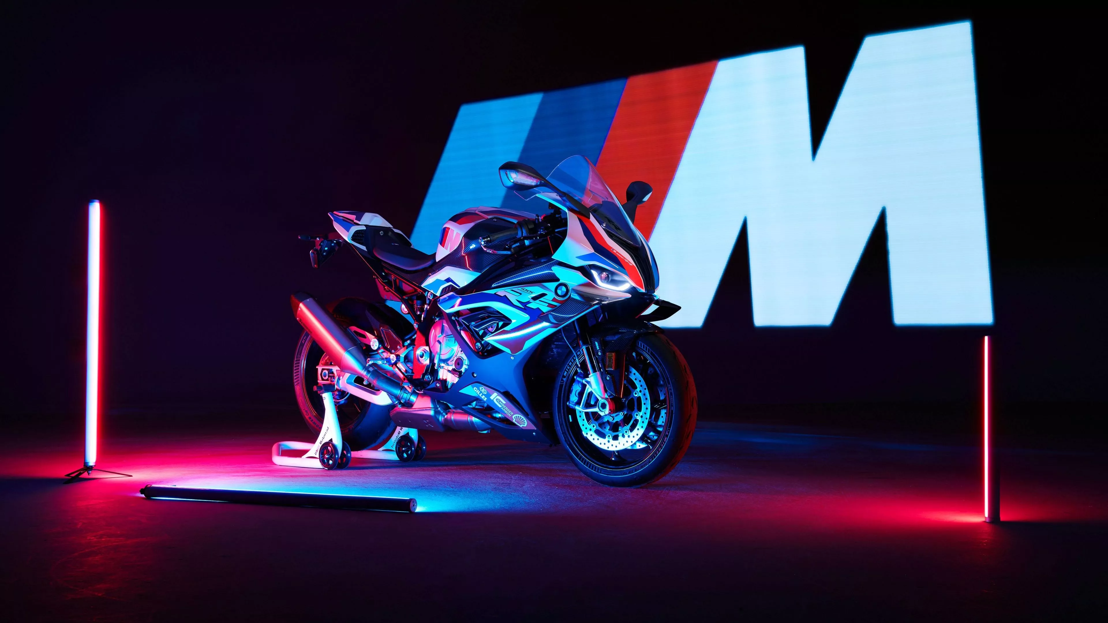 BMW M 1000 RR Wallpaper 4K, Neon, Race