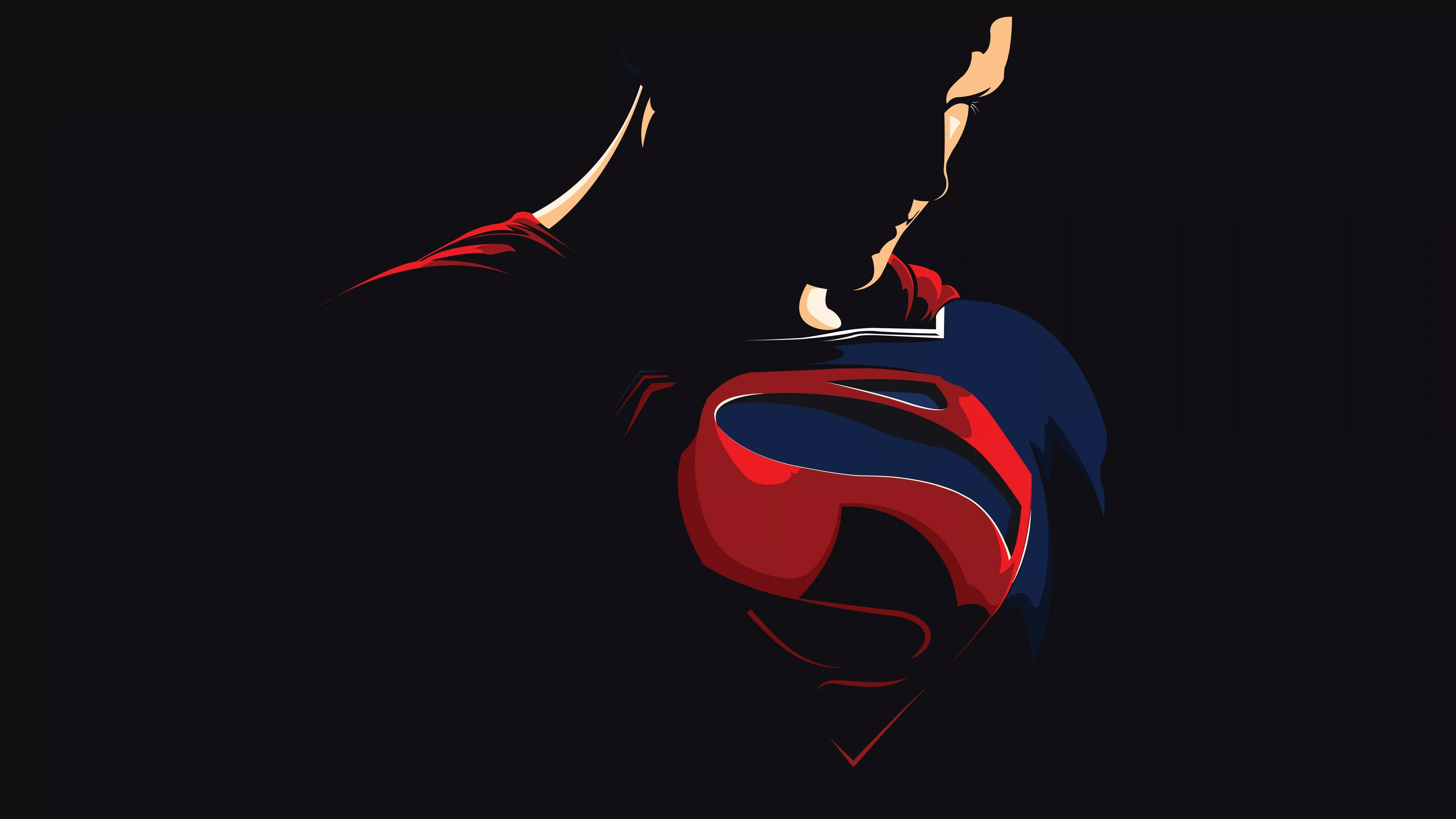 Superman Minimal Artwork 5K Wallpaper