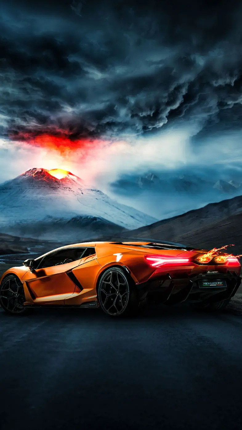 Lamborghini Revuelto Car Mobile Wallpaper