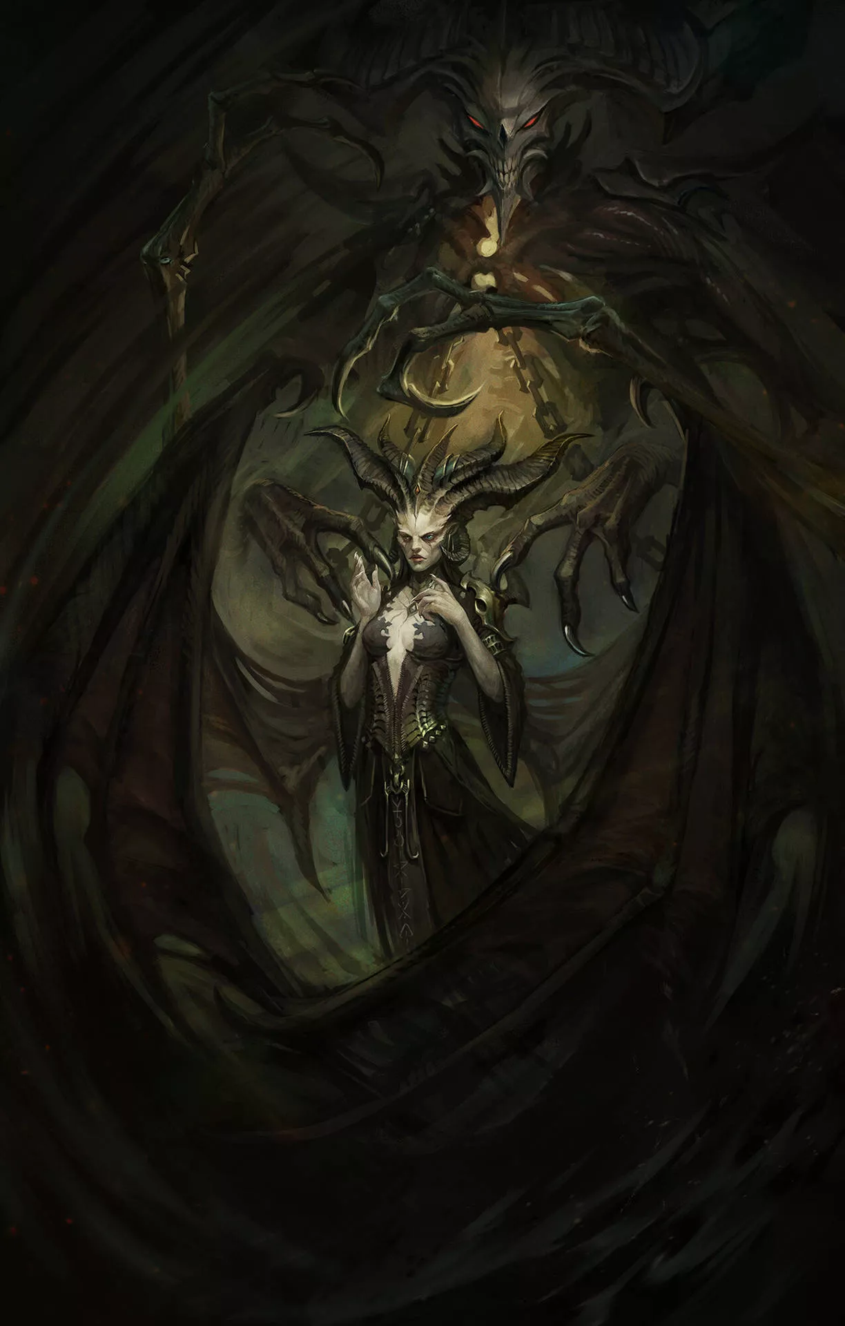 Download Diablo 4 Lilith Claw Wallpaper