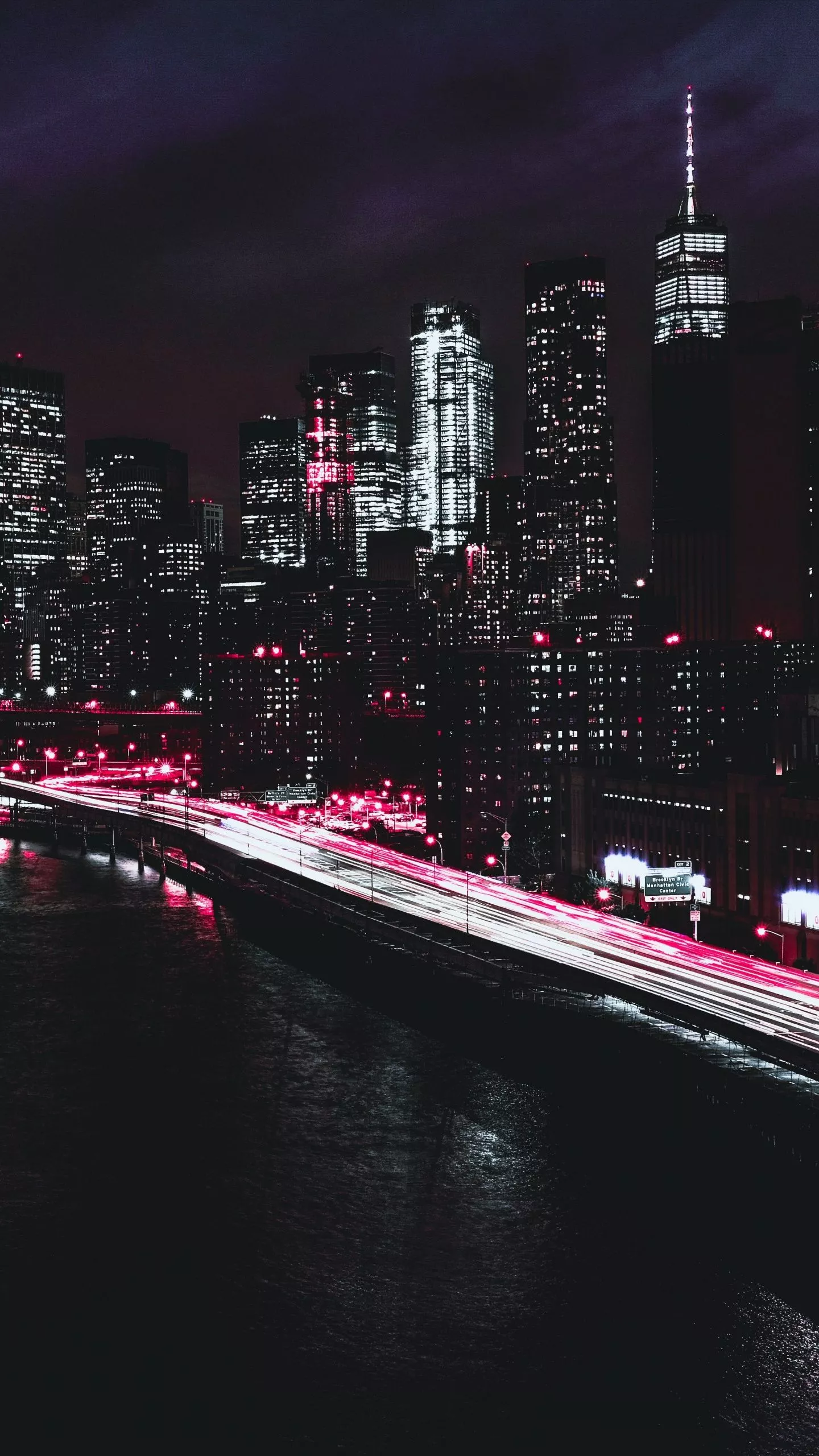 Wallpaper 4K, Manhattan, Traffic lights