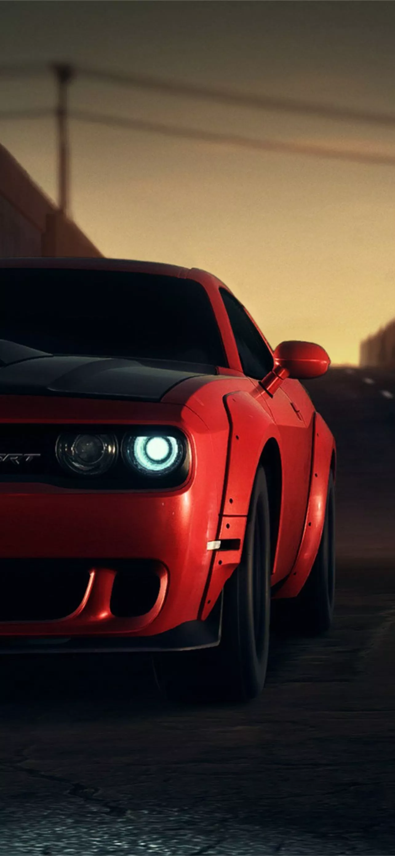 Best Dodge demon iPhone HD Wallpaper