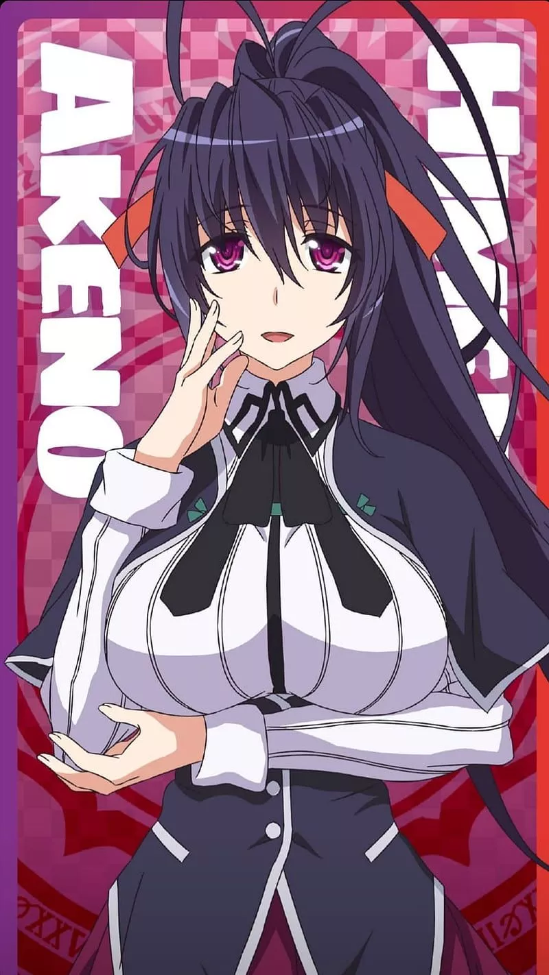 Akeno Himejima, school, dxd, anime