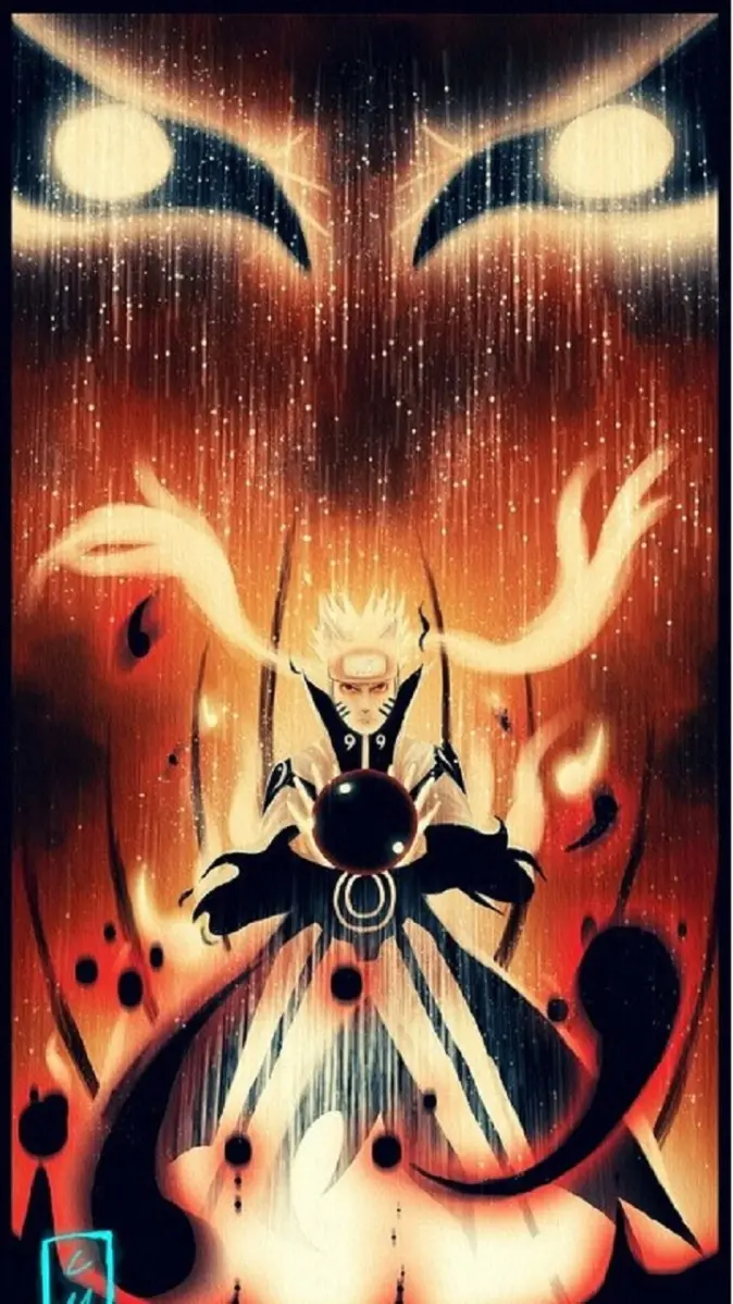 naruto kurama mode wallpaper