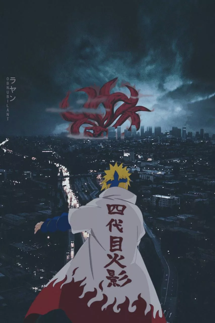Minato Vs Kurama Naruto Aesthetic