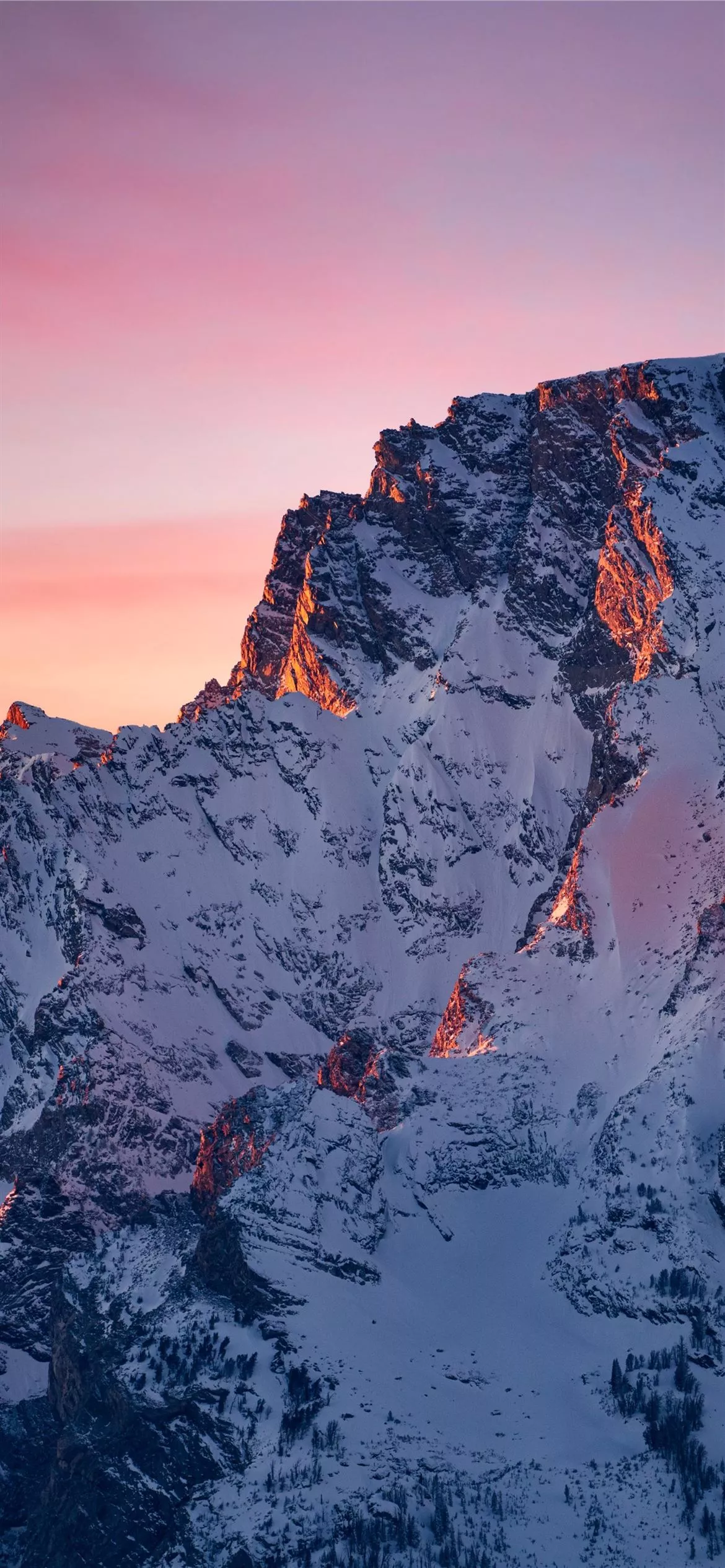 snow covered mountain during daytime