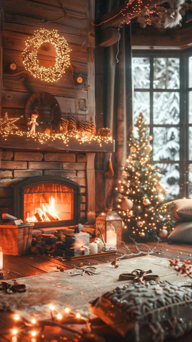 Merry & Bright Phone Wallpaper Christmas Image to Download to Deck Your Screen Jade Design