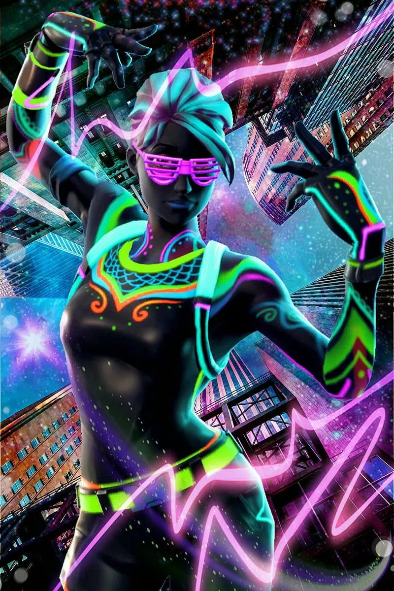 edit, fortnite, gaming, girl